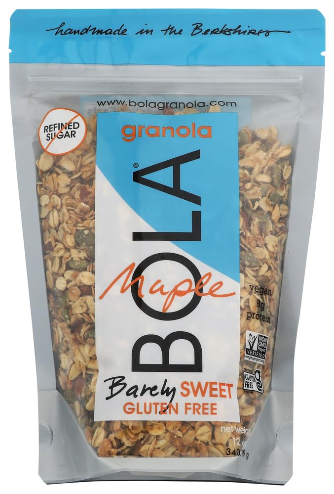BOLA Barely Sweet Granola, 12 OZ