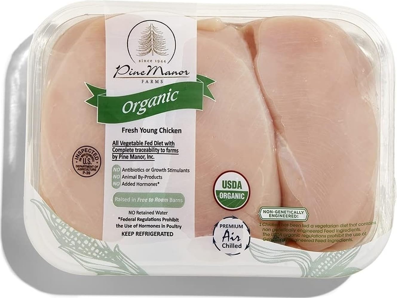 Pine Manor Organic Boneless Skinless Chicken Breast