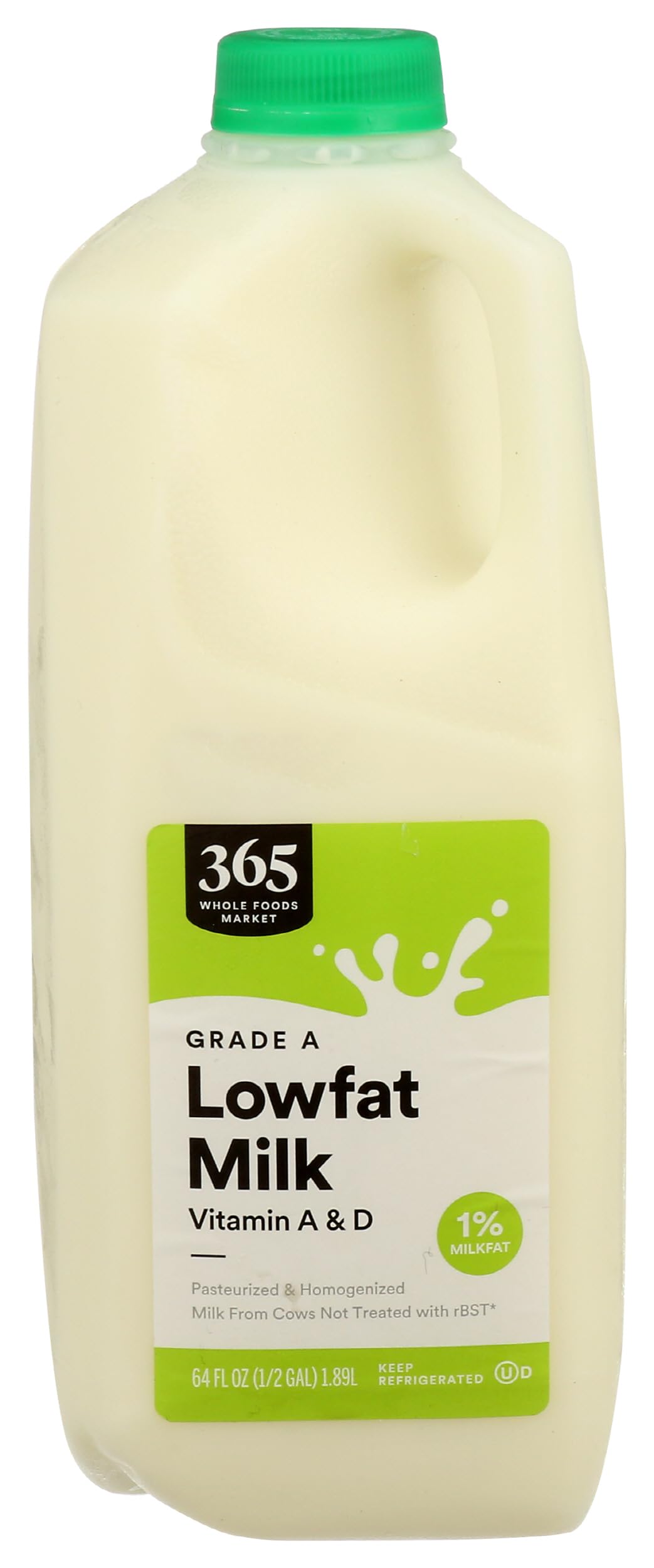 365 by Whole Foods Market Lowfat 1% Milk, 64 fl oz