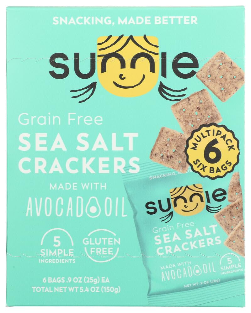 Crackers Sea Salt 6Ct Multipack, 0.9 Ounce