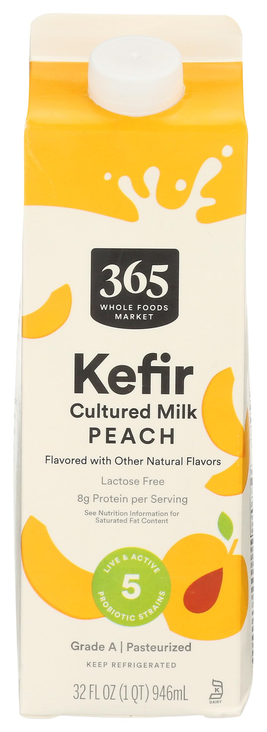 365 by Whole Foods Market Peach Kefir, 32 FZ