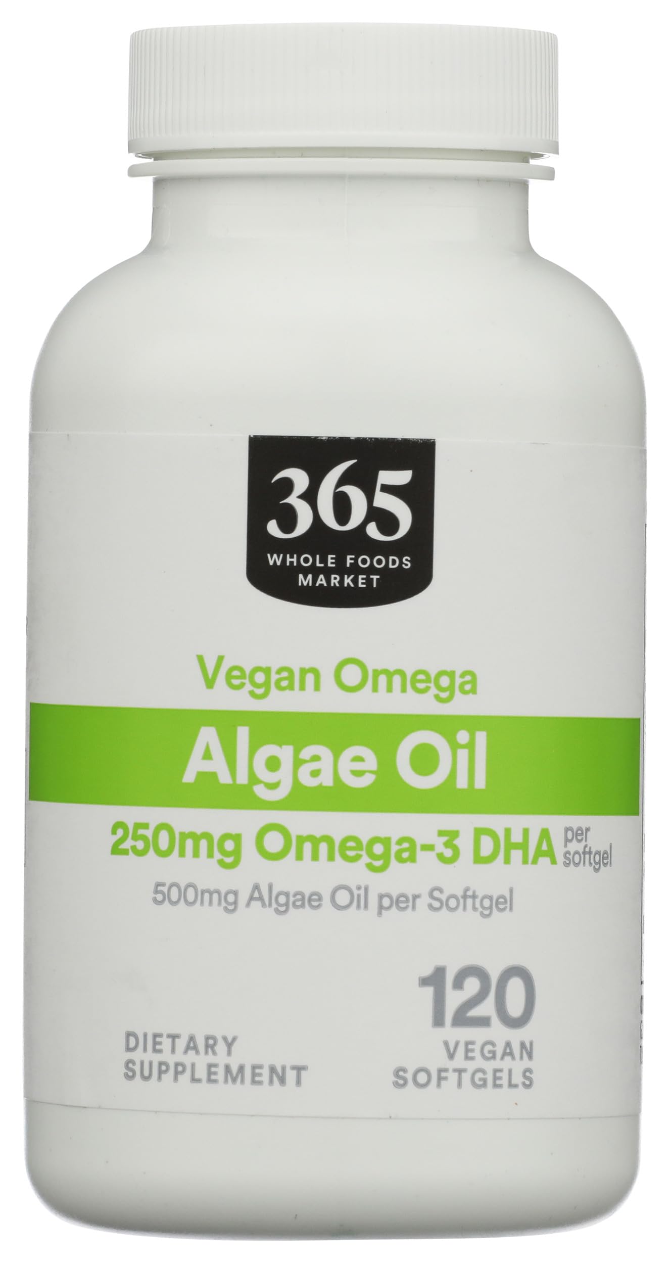 365 by Whole Foods Market Omega Algae 500MG, 120 CT