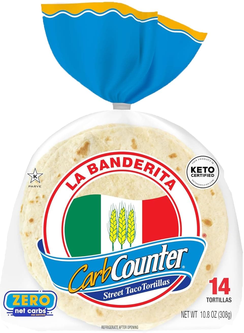 La Banderita Carb Counter Street Taco Flour Tortillas