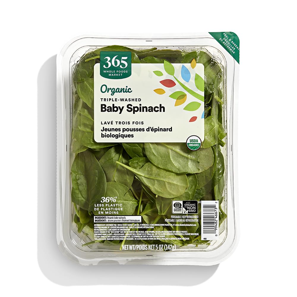 365 by Whole Foods Market Organic Baby Spinach Salad, 5 OZ