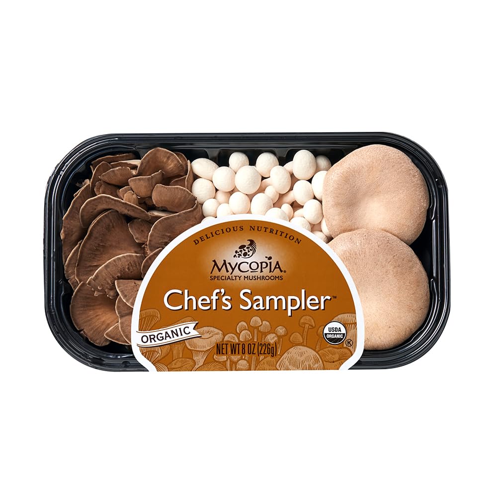 Mycopia Mushrooms Organic Chef Sampler Mushrooms, 8 OZ