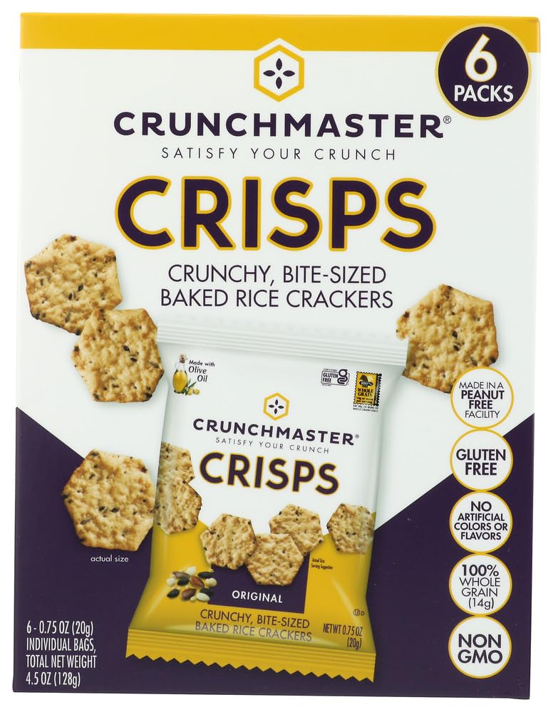 Crunchmaster Crisps Mult Seed Multipack Gf, 4.5 Ounce