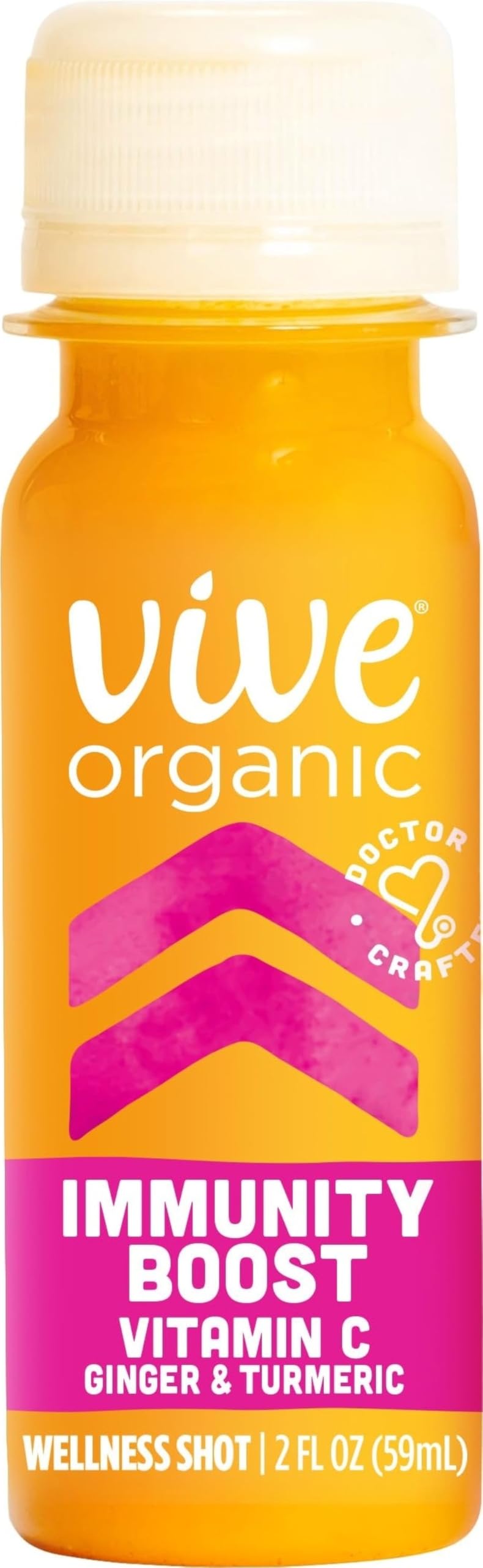 Vive Organic Immunity Boost Vitamin C, Ginger & Turmeric Shot (2oz bottle)