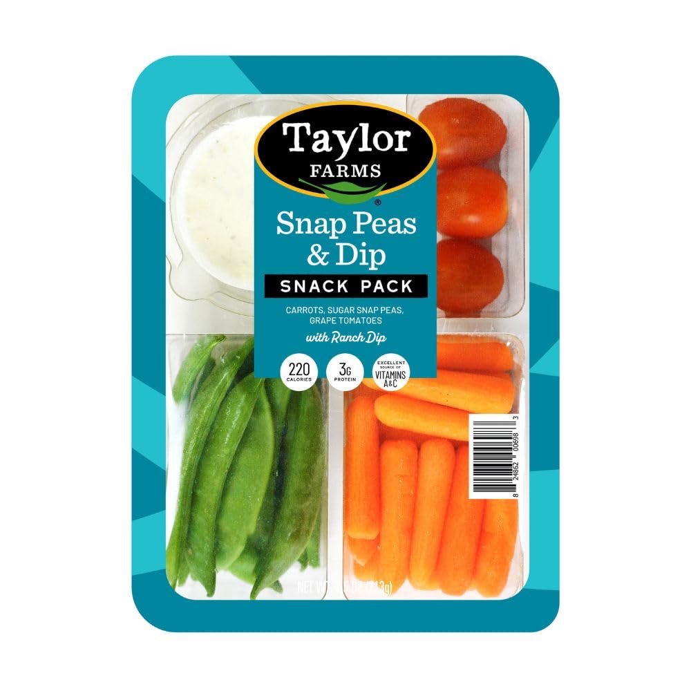 Snack Tray with Snap peas, Baby Carrots and Grape Tomatoes