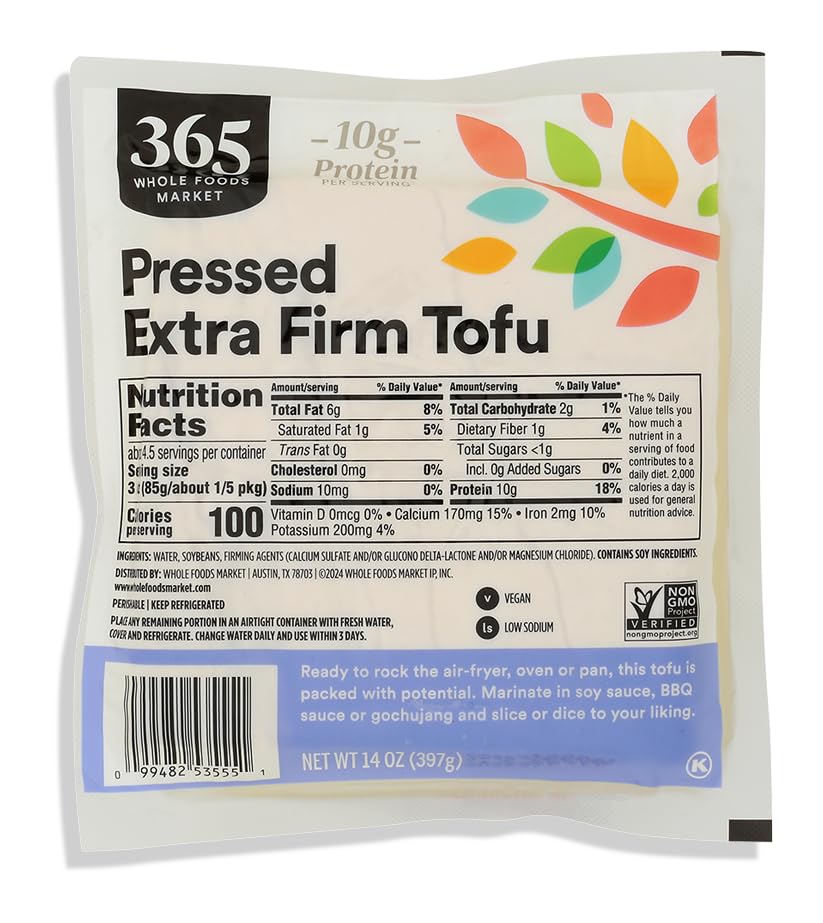 Extra Firm Tofu, Vacuum Packed, 14 Ounce