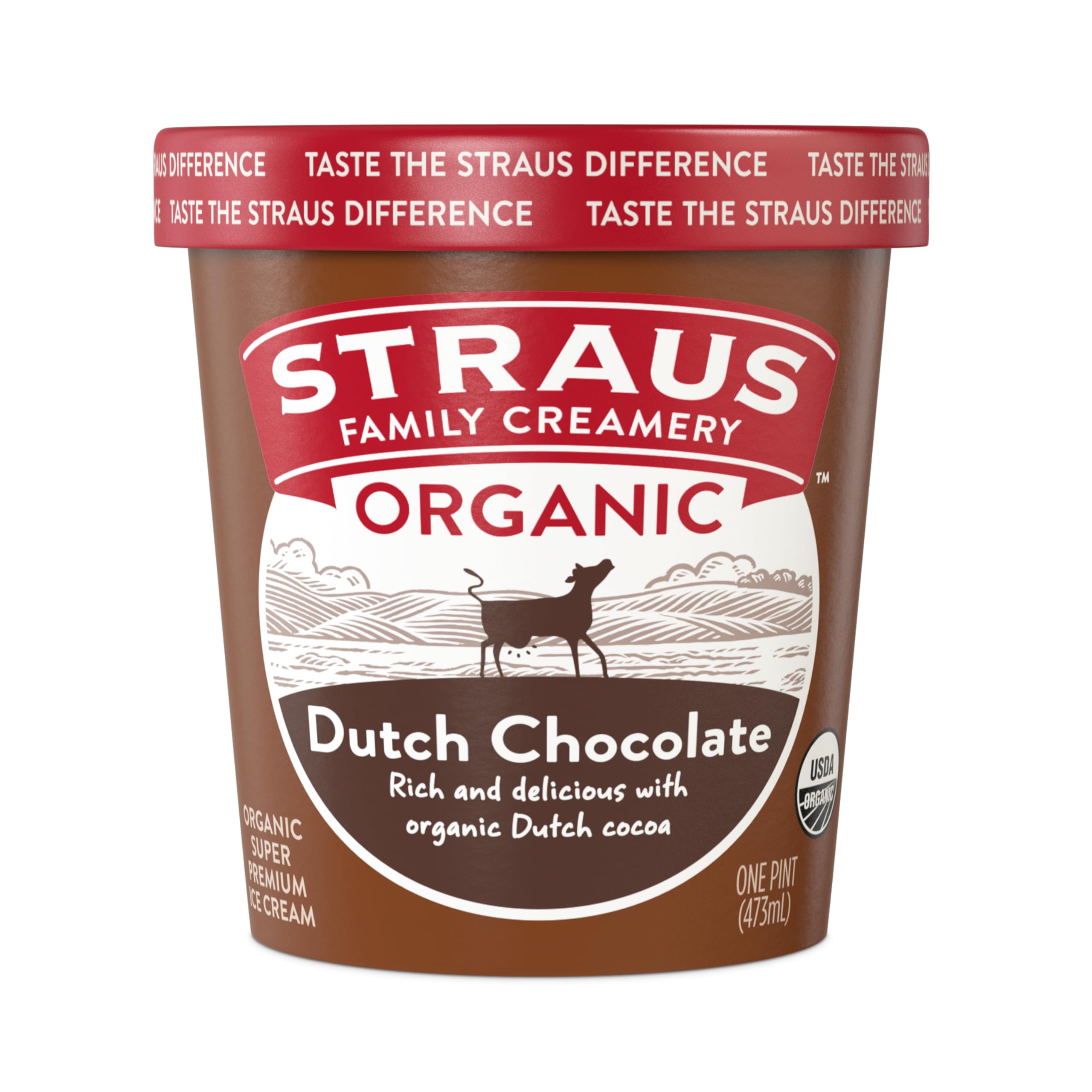 Organic Dutch Chocolate Ice Cream, 1 16 oz (Frozen)