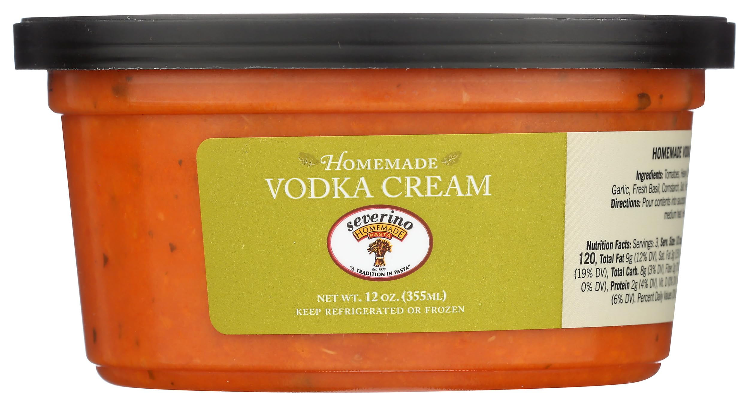 Severino, Sauce Vodka Cream, 12 Ounce