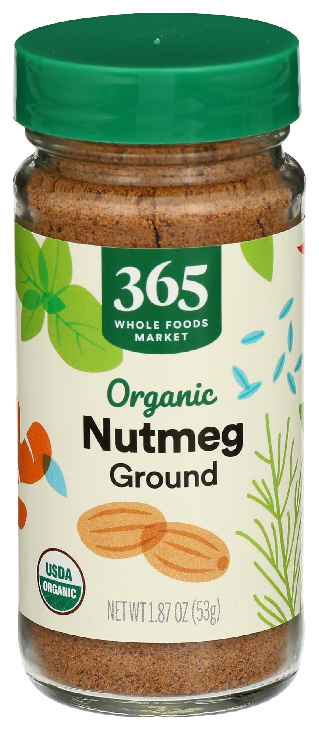 Organic Nutmeg Ground, 1.87 Ounce