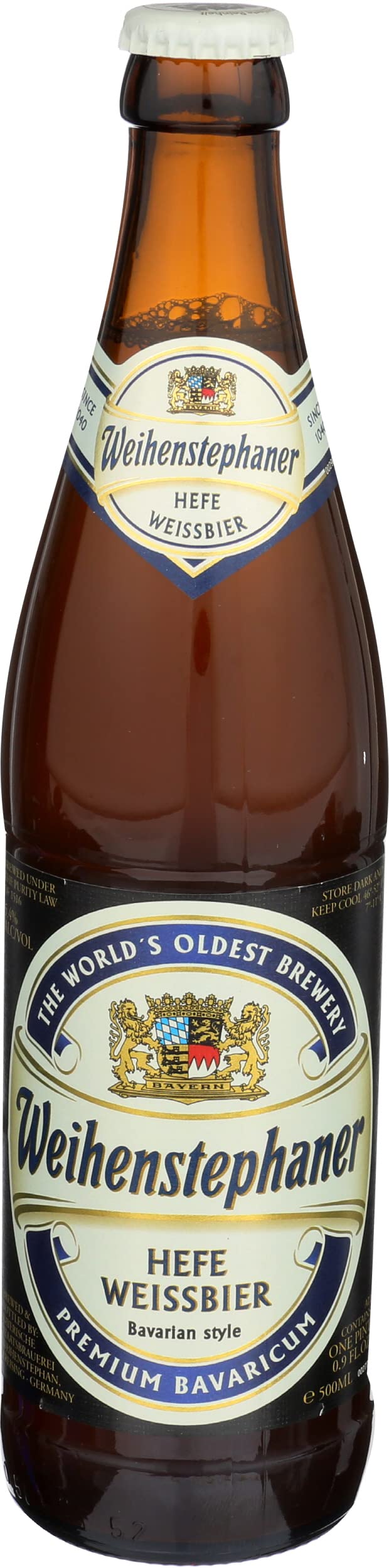 Bayerische Staatsbrauerei Weihenstephaner Hefeweissbier, 16 oz bottle