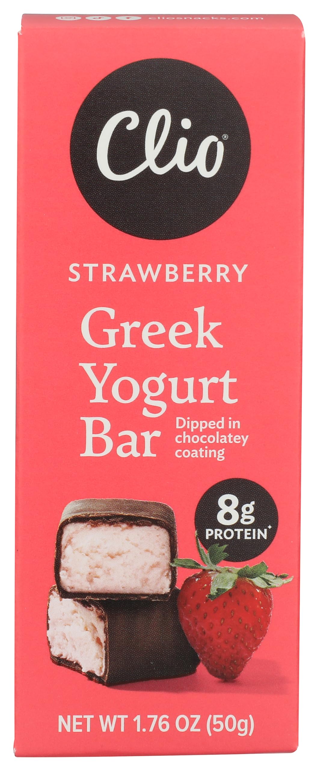 Clio Bar RFG Yogurt Greek Strawberry, 1.76 Oz
