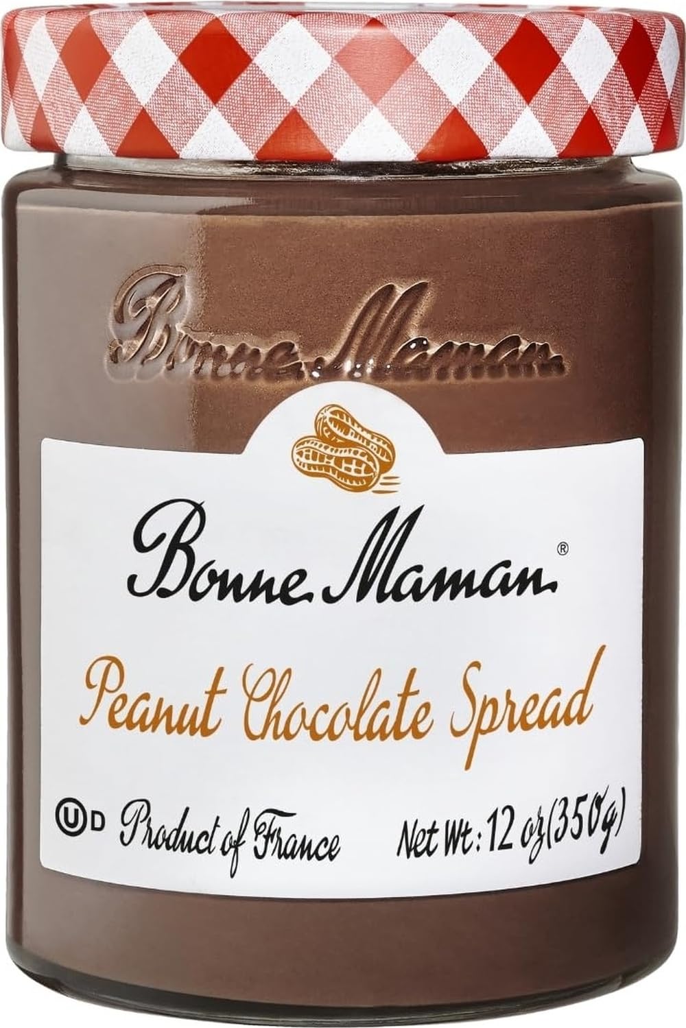 Bonne Maman Peanut Chocolate Spread, 12.3 OZ