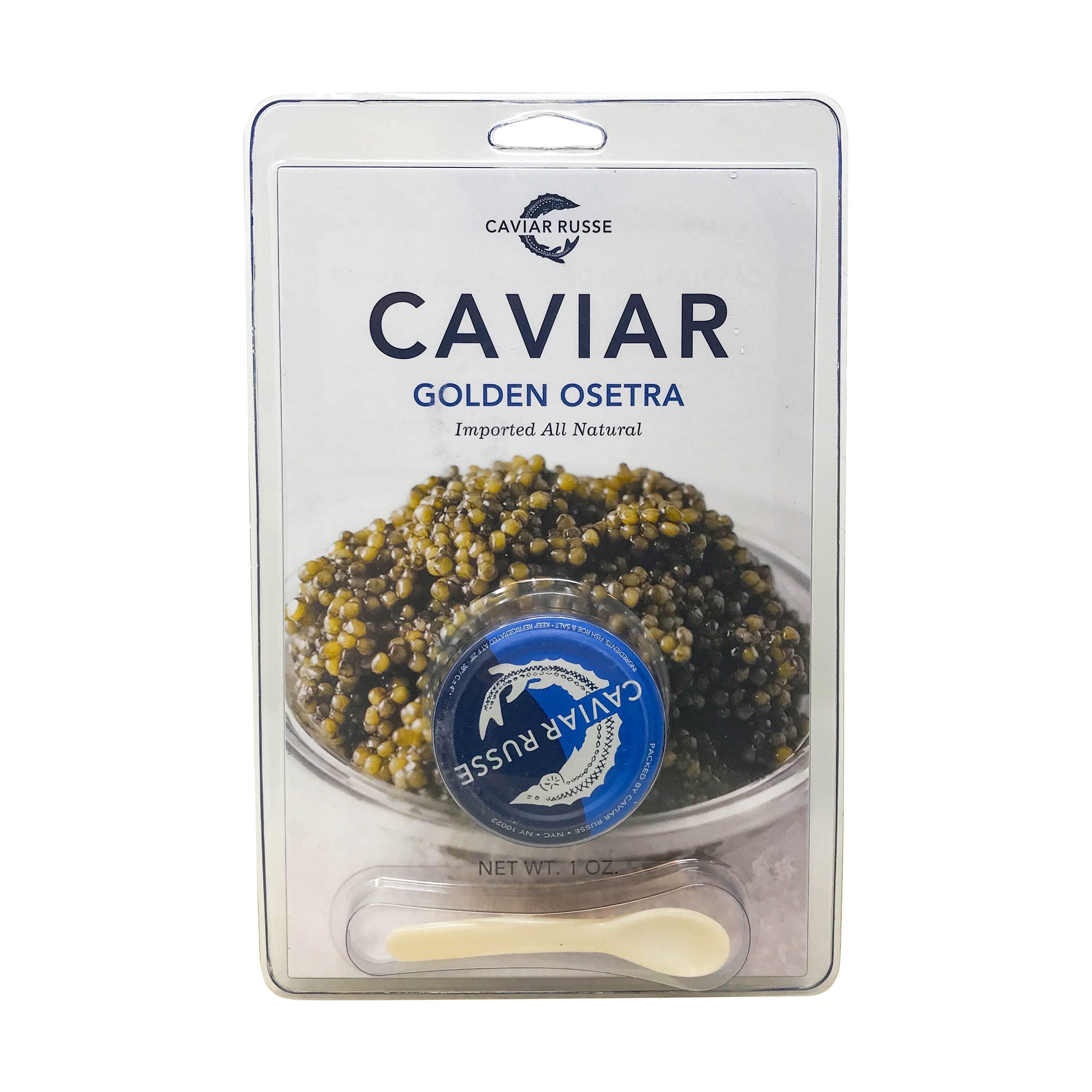 Blister Golden Osetra Caviar, 1 Ounce