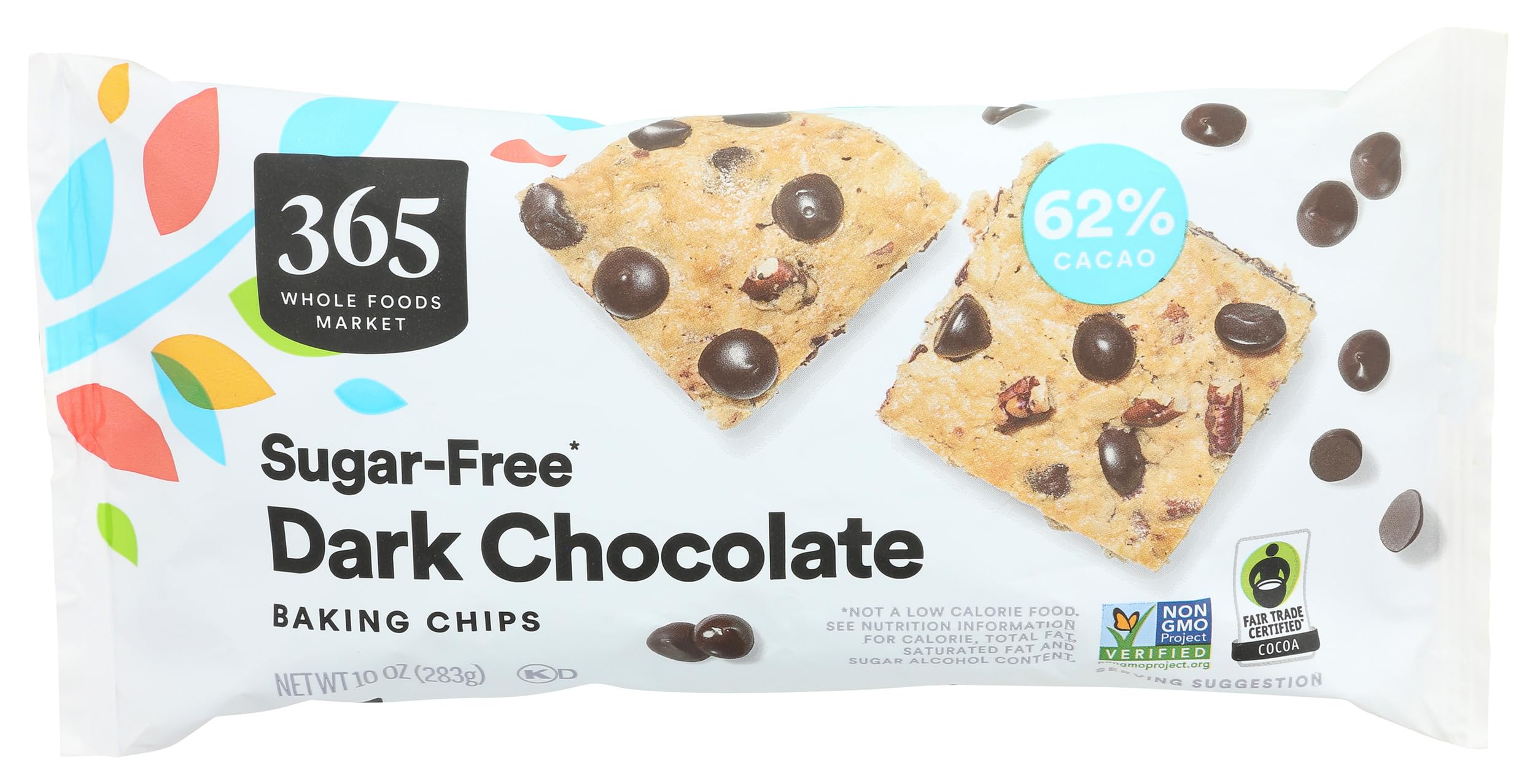 Sugar-Free Dark Chocolate Baking Chips, 10 Ounce