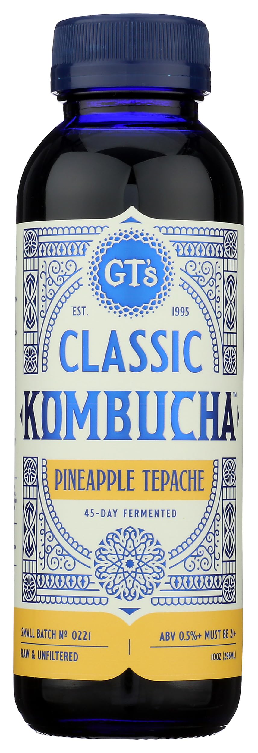 Gts Living Foods, Hard Kombucha Pineapple Tepache, 10 Fl Oz