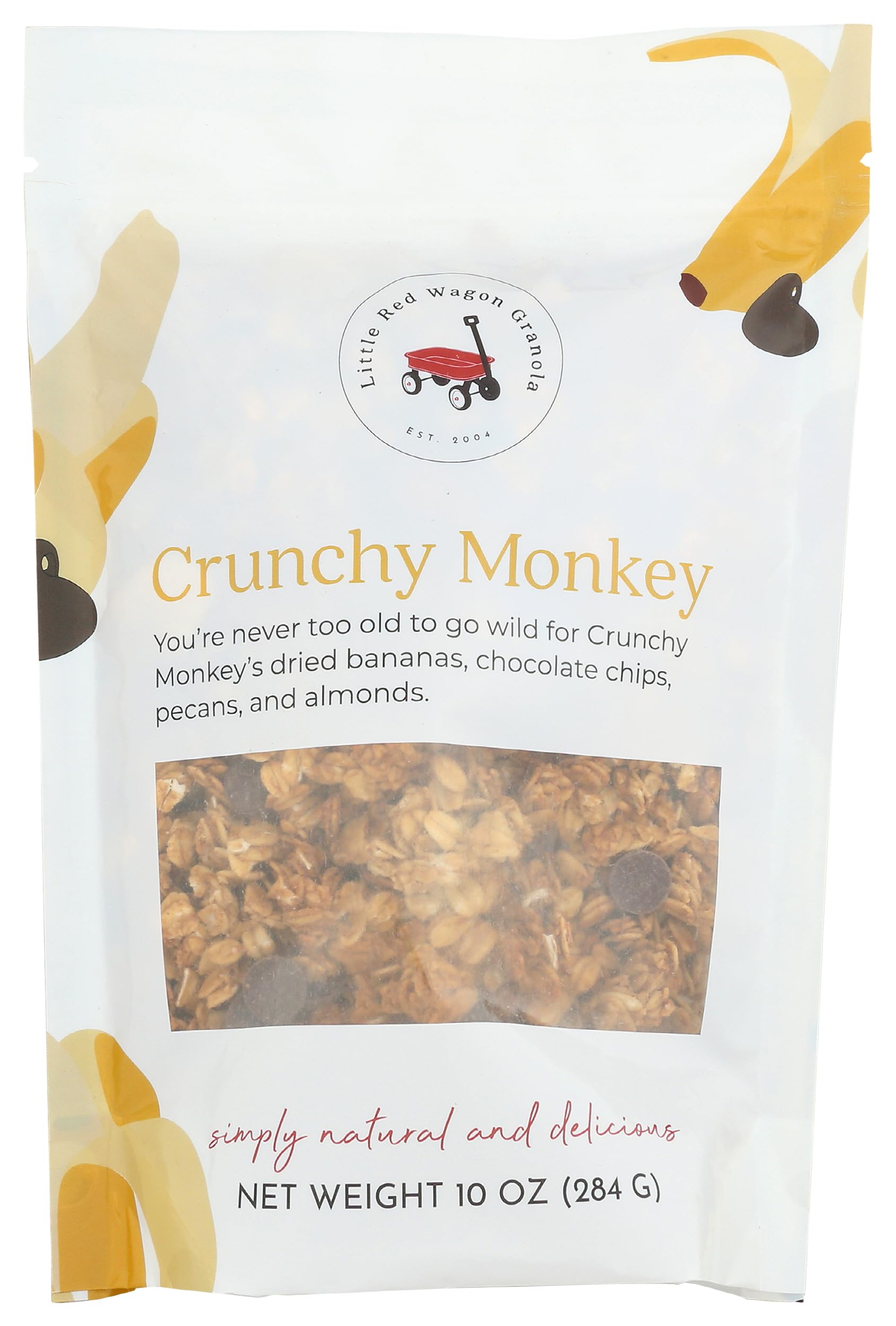 Little Red Wagon Granola Crunchy Monkey, 10 Ounce