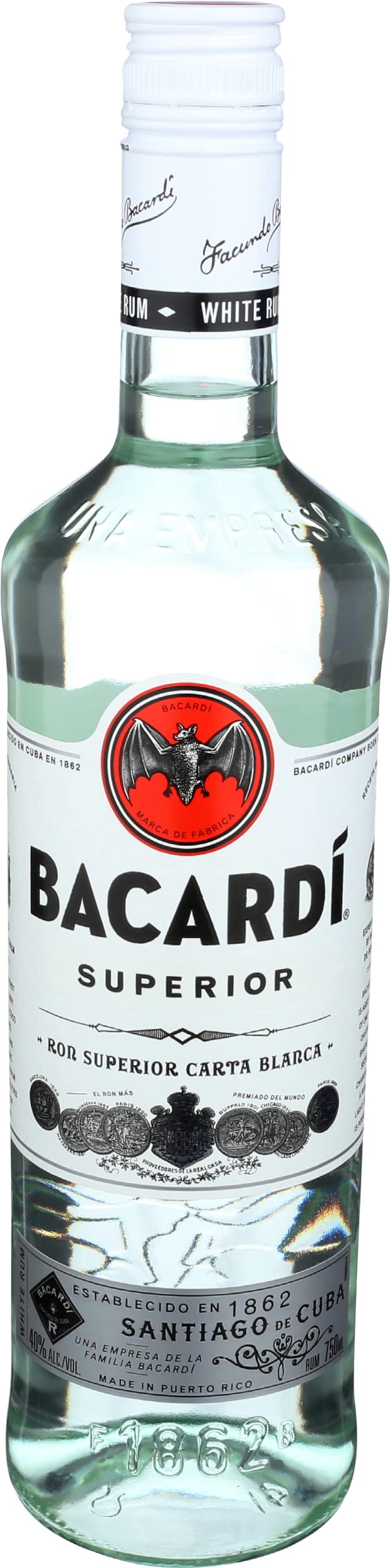 Bacardi, Rum Superior Light, 750mL