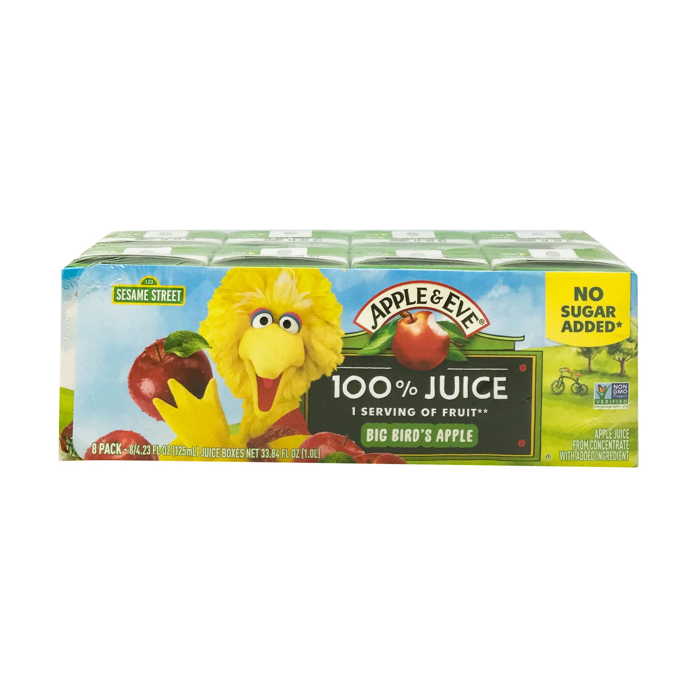 Apple & Eve, 100% Juice Big Bird's Apple, 4.23 Fl Oz, 8 Pack