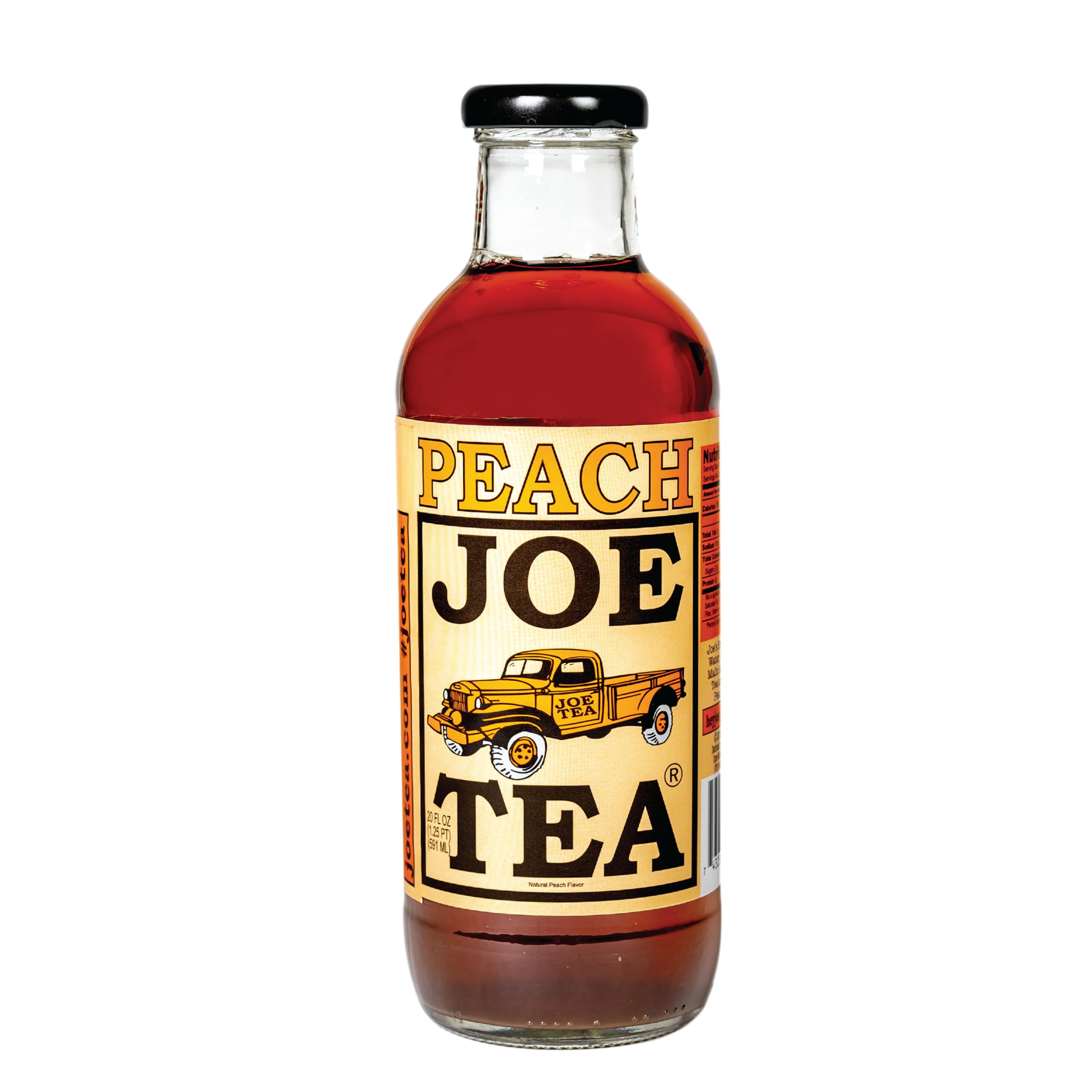 JOE TEA Peach Tea, 20 FZ