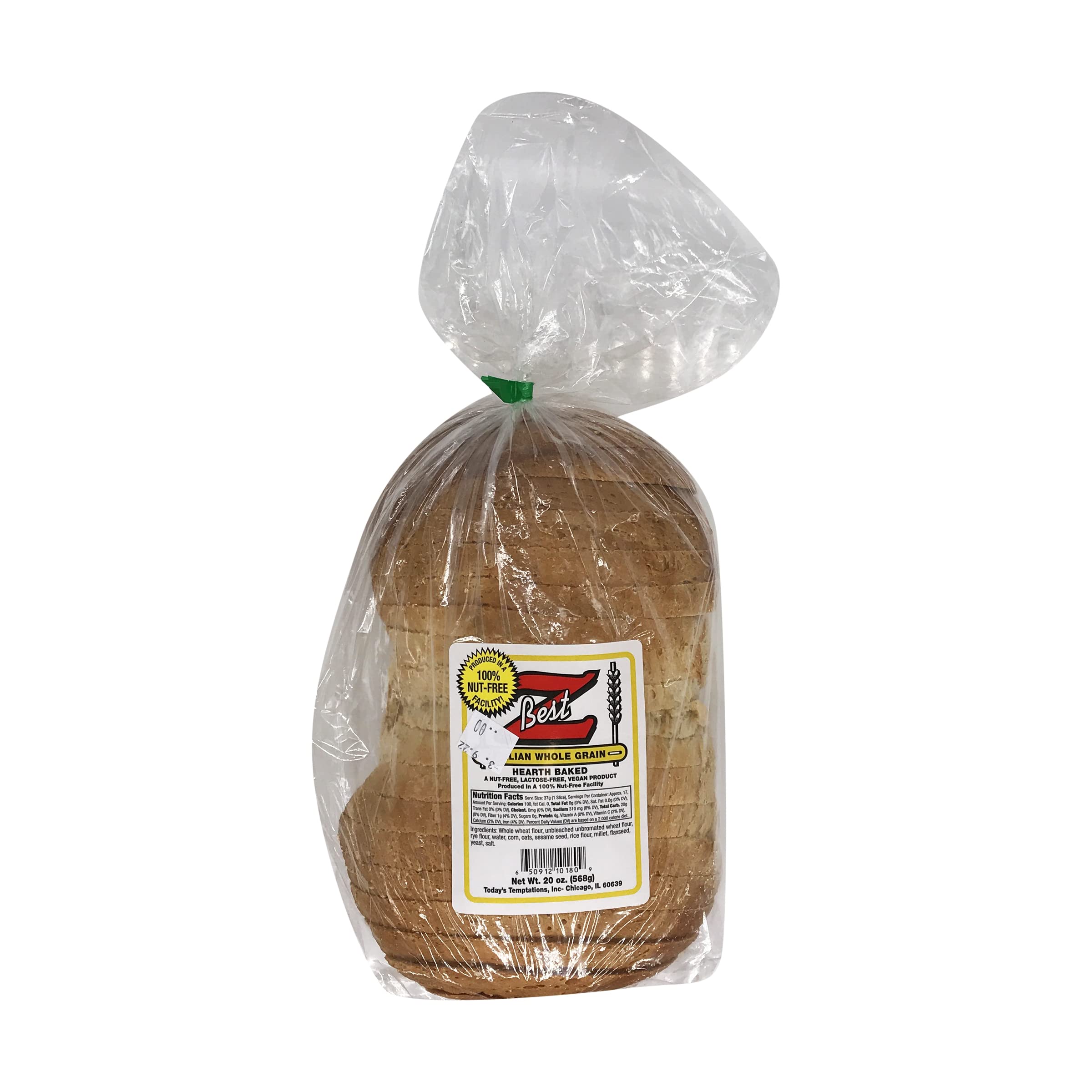 Z Best Whole Grain Hearth Baked, 20 Oz