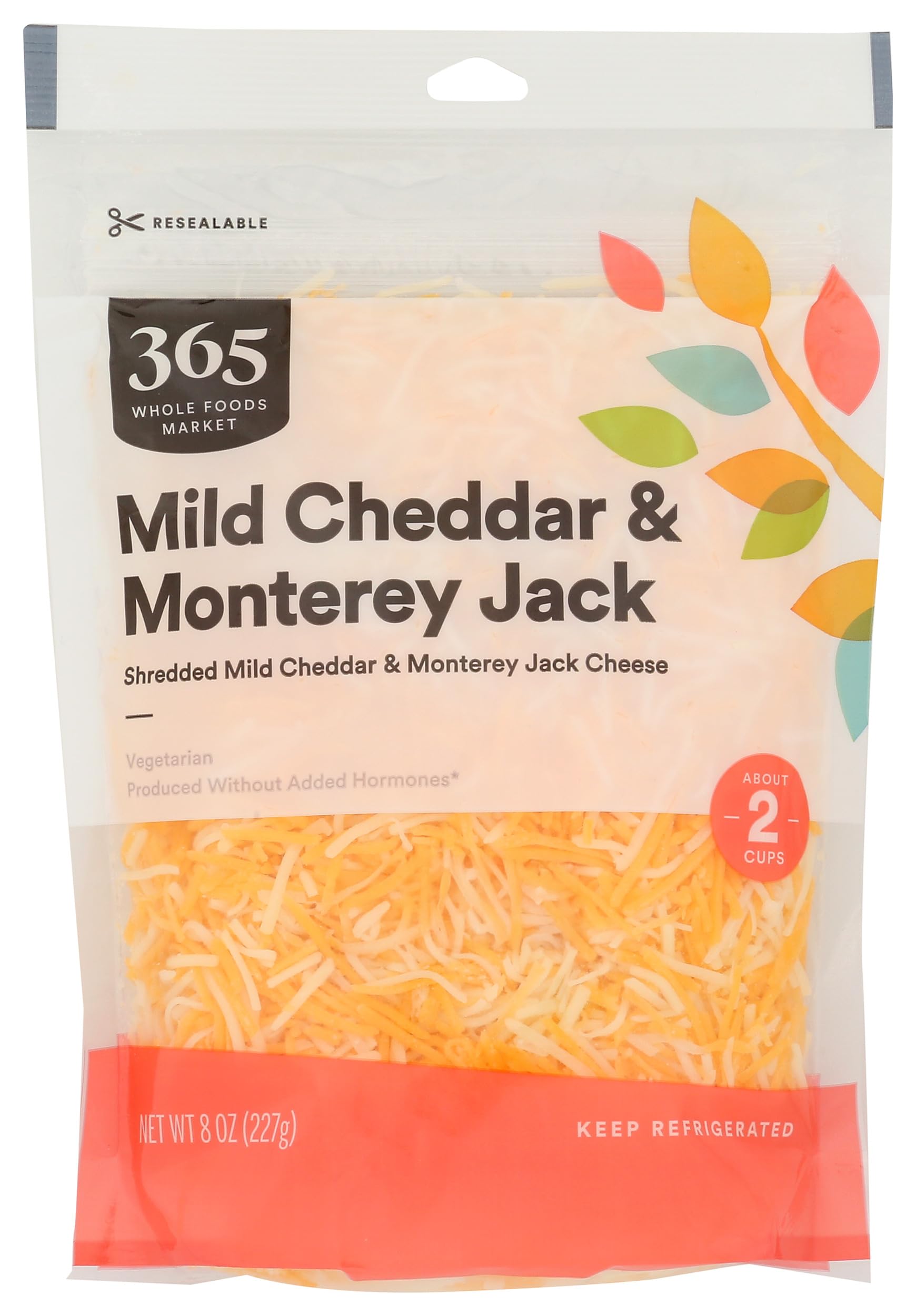 365 by Whole Foods Market Shredded Monterey Jack & Cheddar, 8 OZ