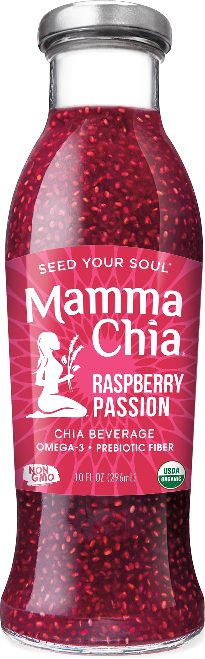 Mamma Chia Organic Raspberry Passion Vitality Beverage