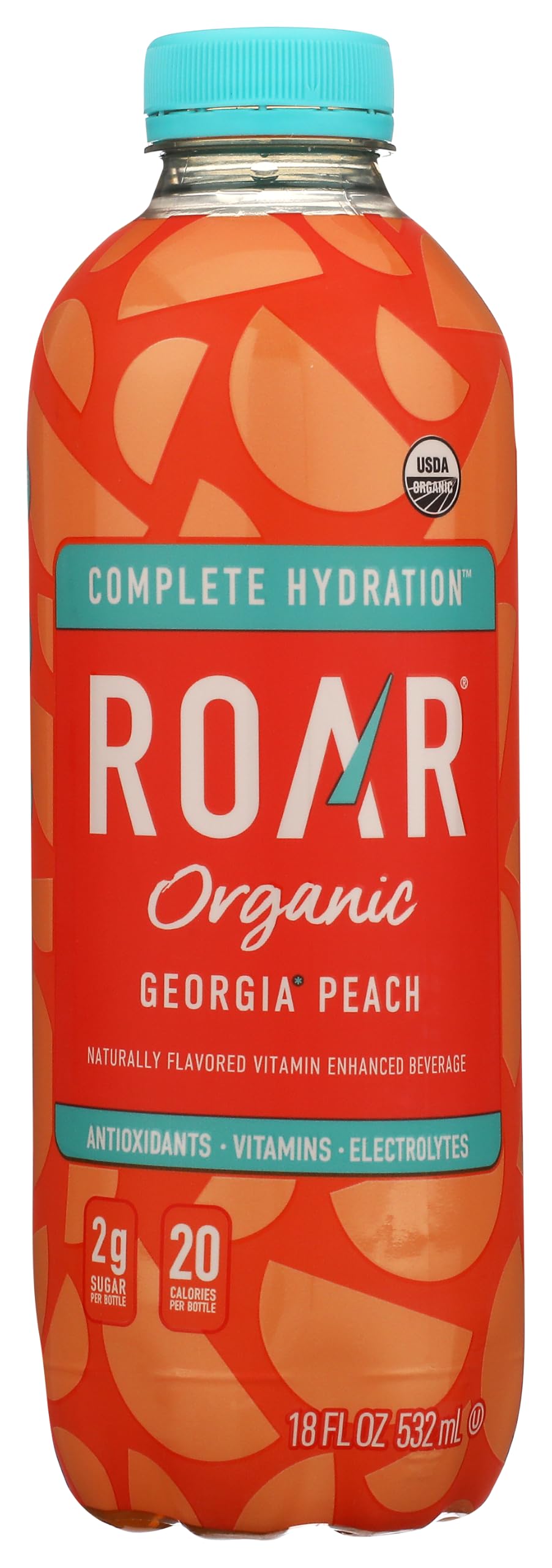 Roar, Drink Hydration Georgia Peach Organic 18 Fl Oz