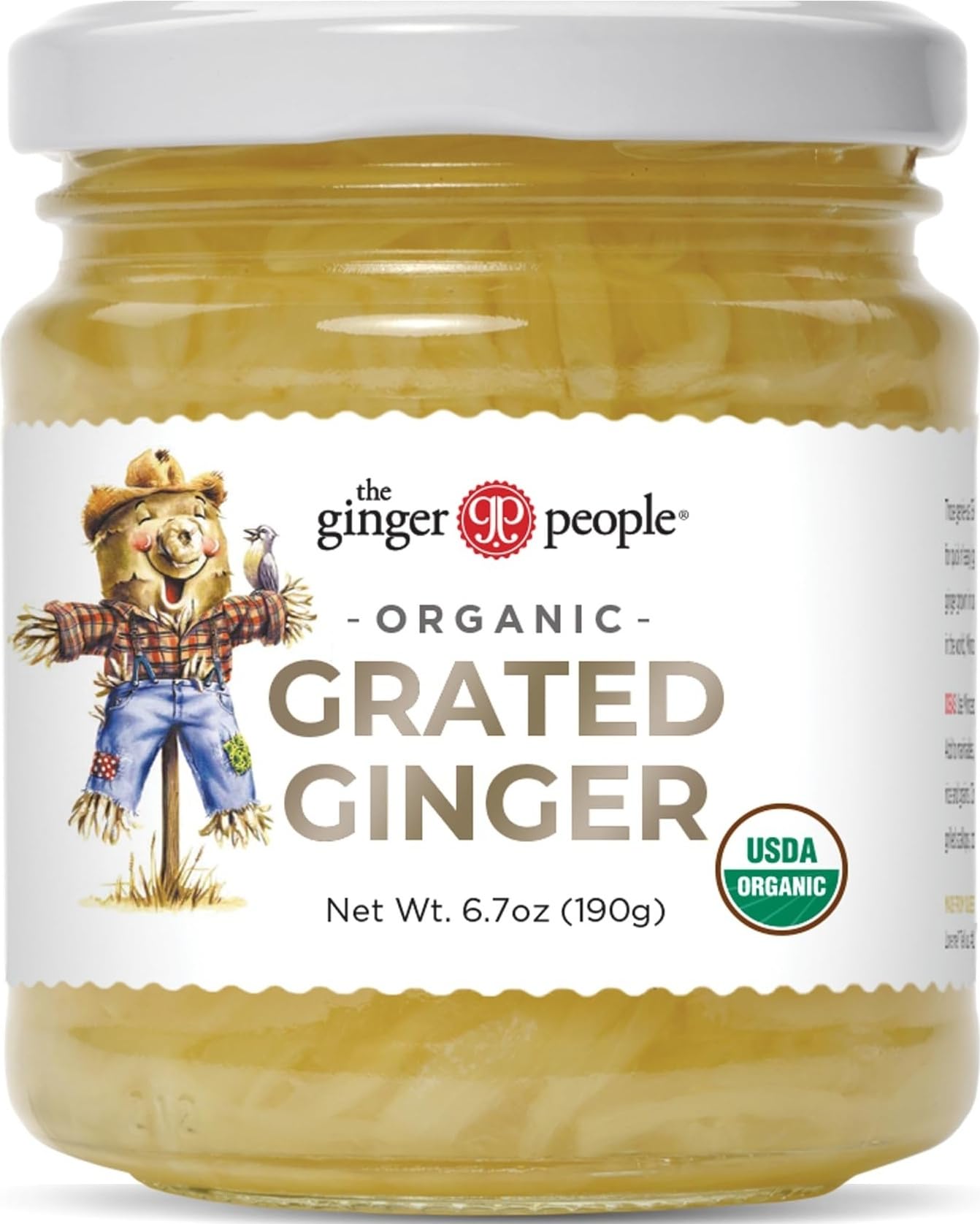 The Ginger People Organic Grated Ginger Ready-to-Use 6.7 oz 1Pk