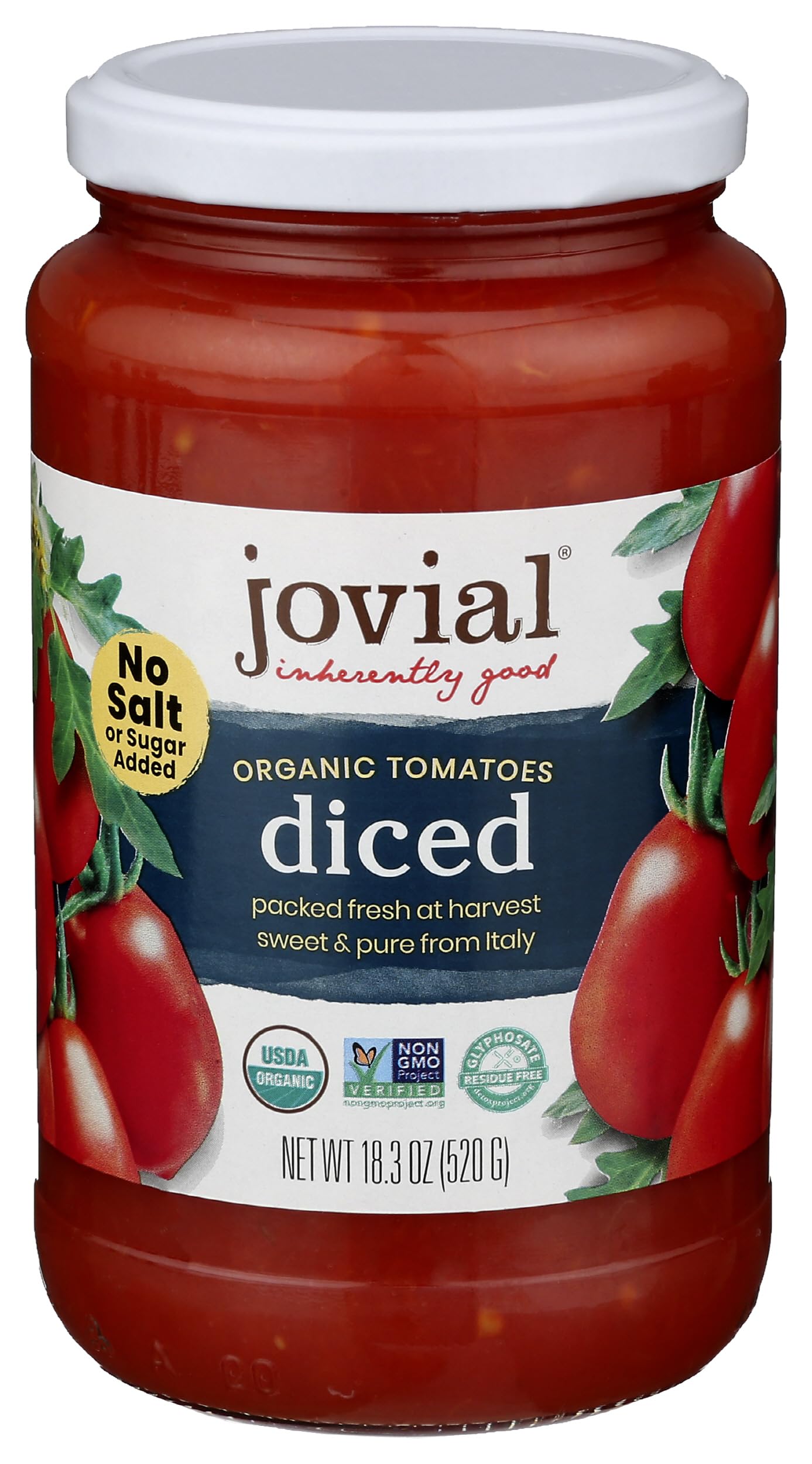 Tomatoes Diced Organic, 18.3 Ounce