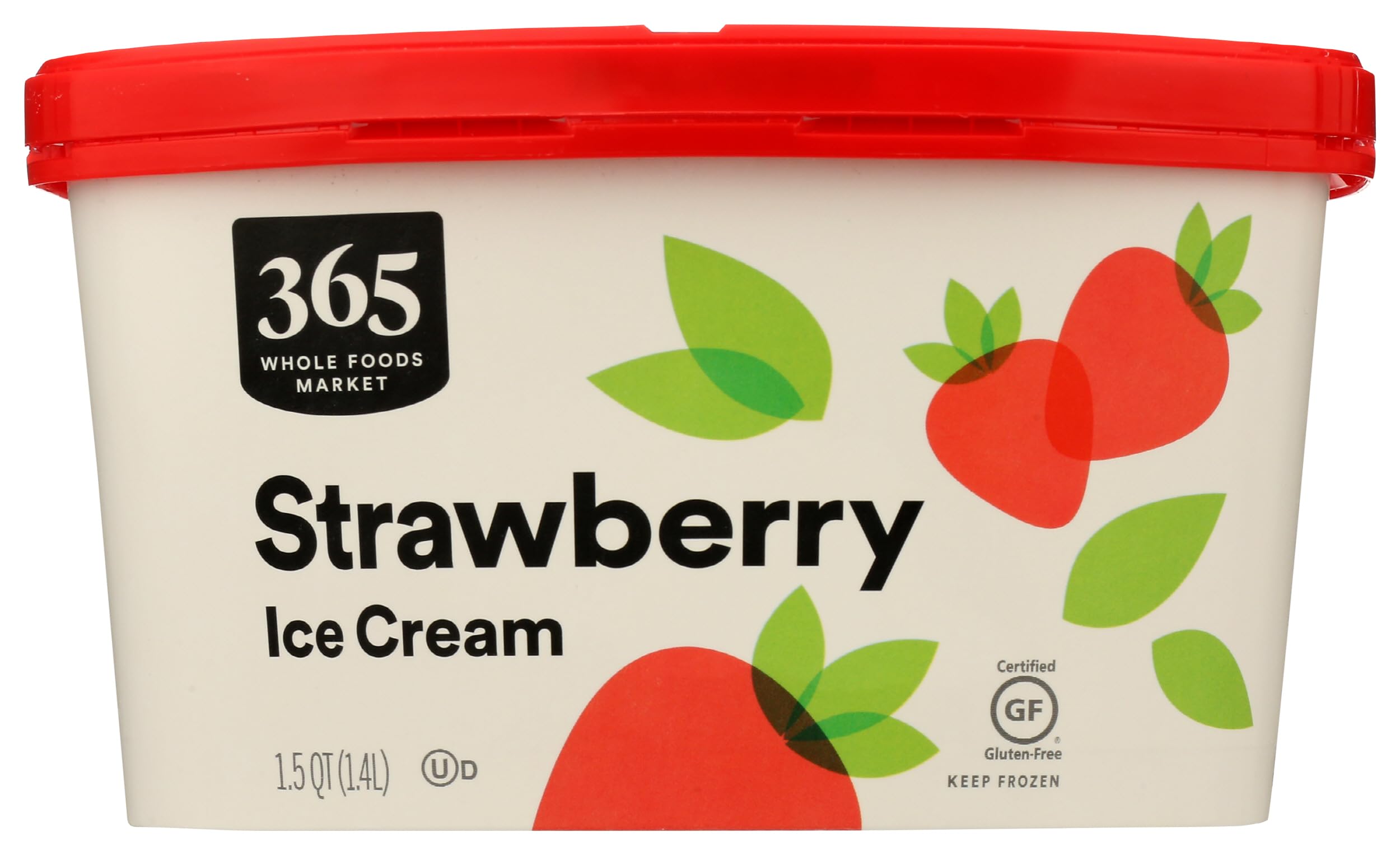 365 by Whole Foods Market Strawberry Ice Cream, 1.5 quart