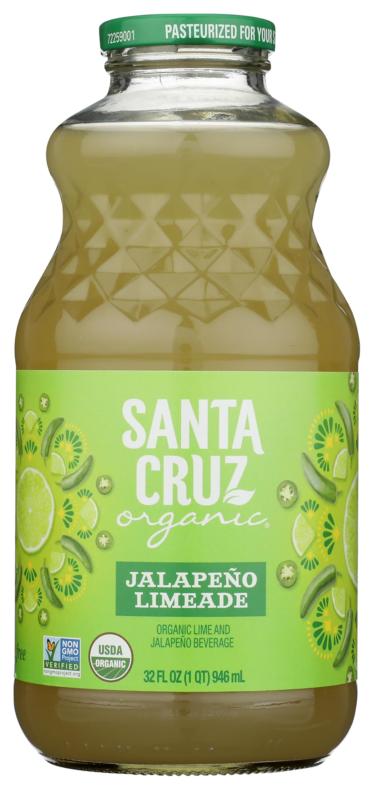 Santa Cruz Organic Organic Jalapeno Limeade, 32 FZ