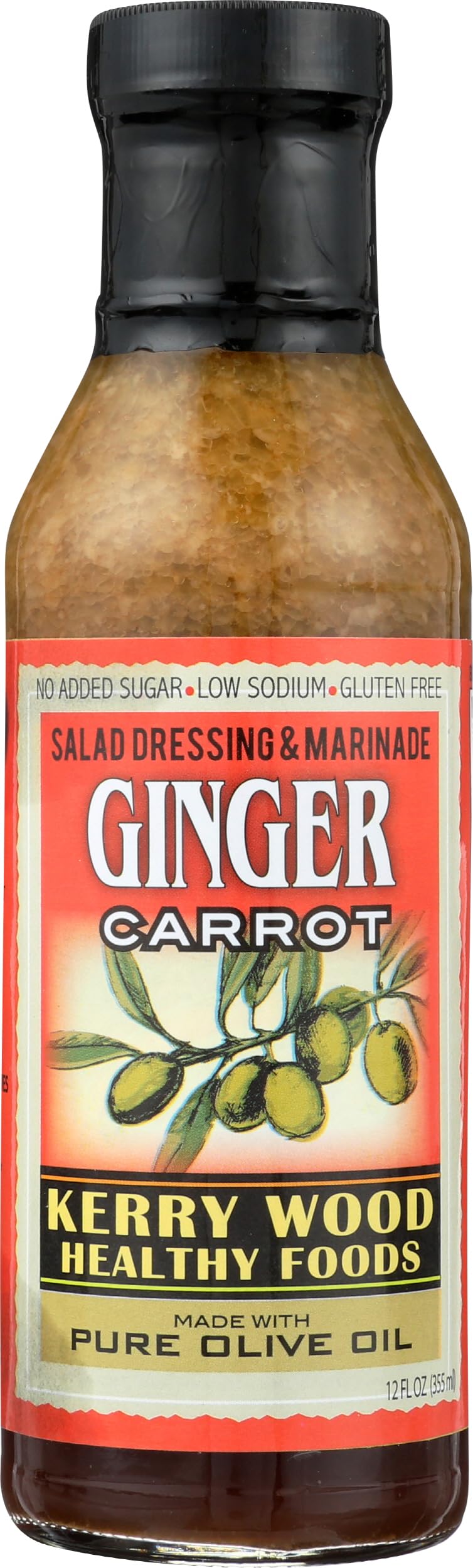 Kerry Wood Dressing Ginger Carrot, 12 Fl Oz
