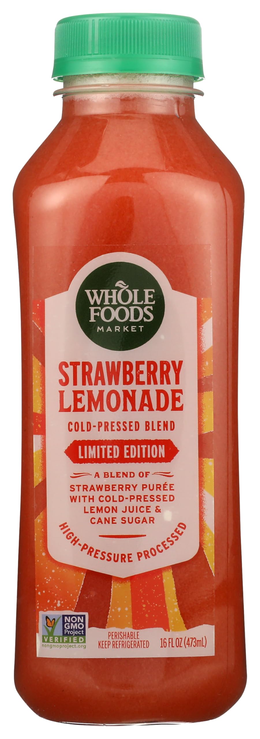 Whole Foods Market Strawberry Lemonade, 16 FZ