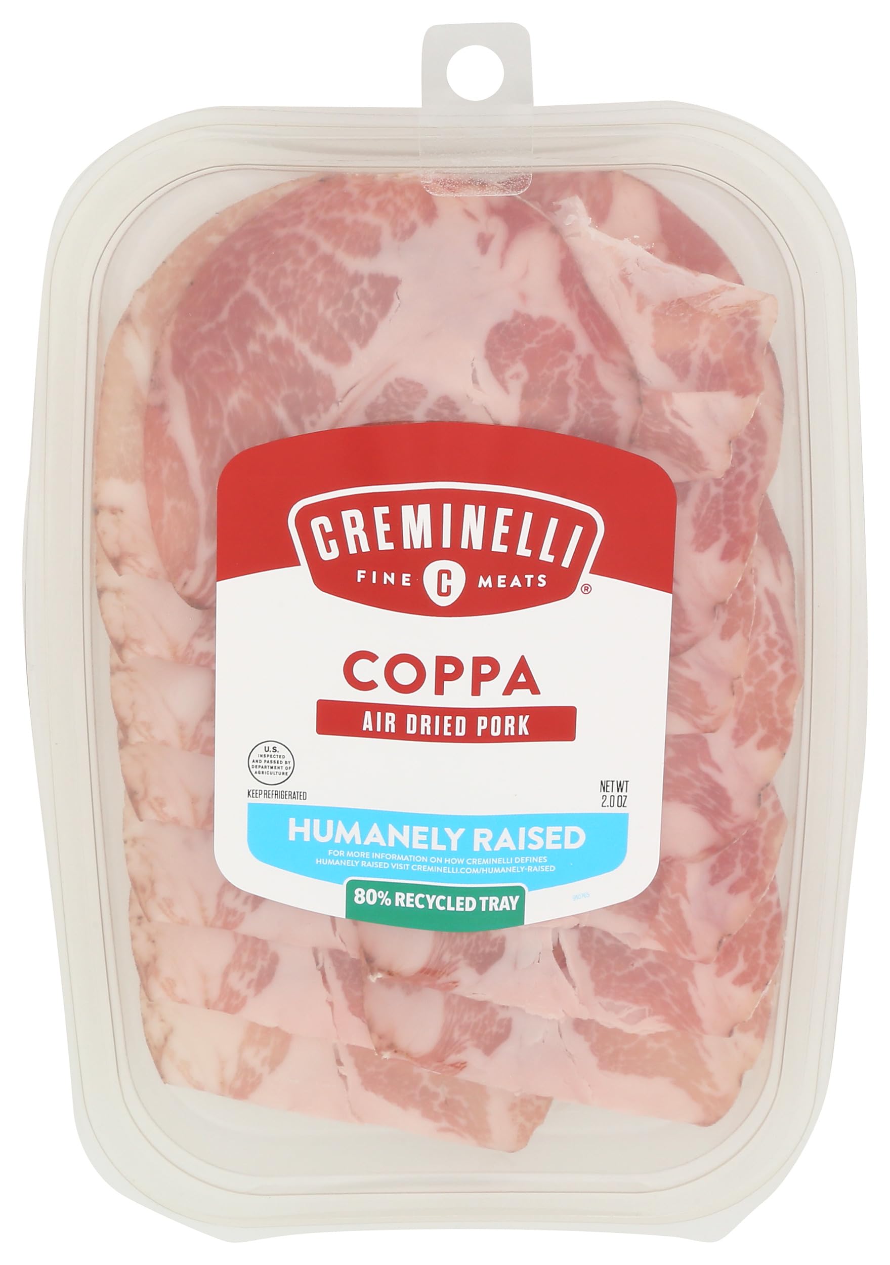 Creminelli Coppa Sliced, 2 Ounce
