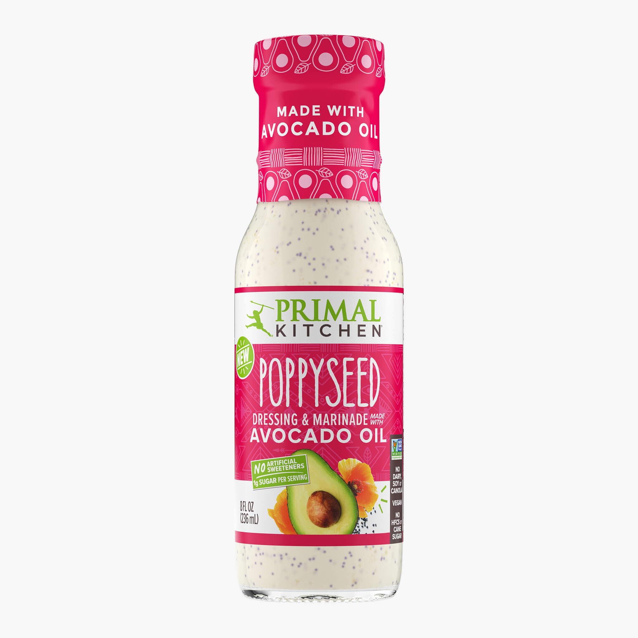 Primal Kitchen Poppyseed Dressing, 8 oz