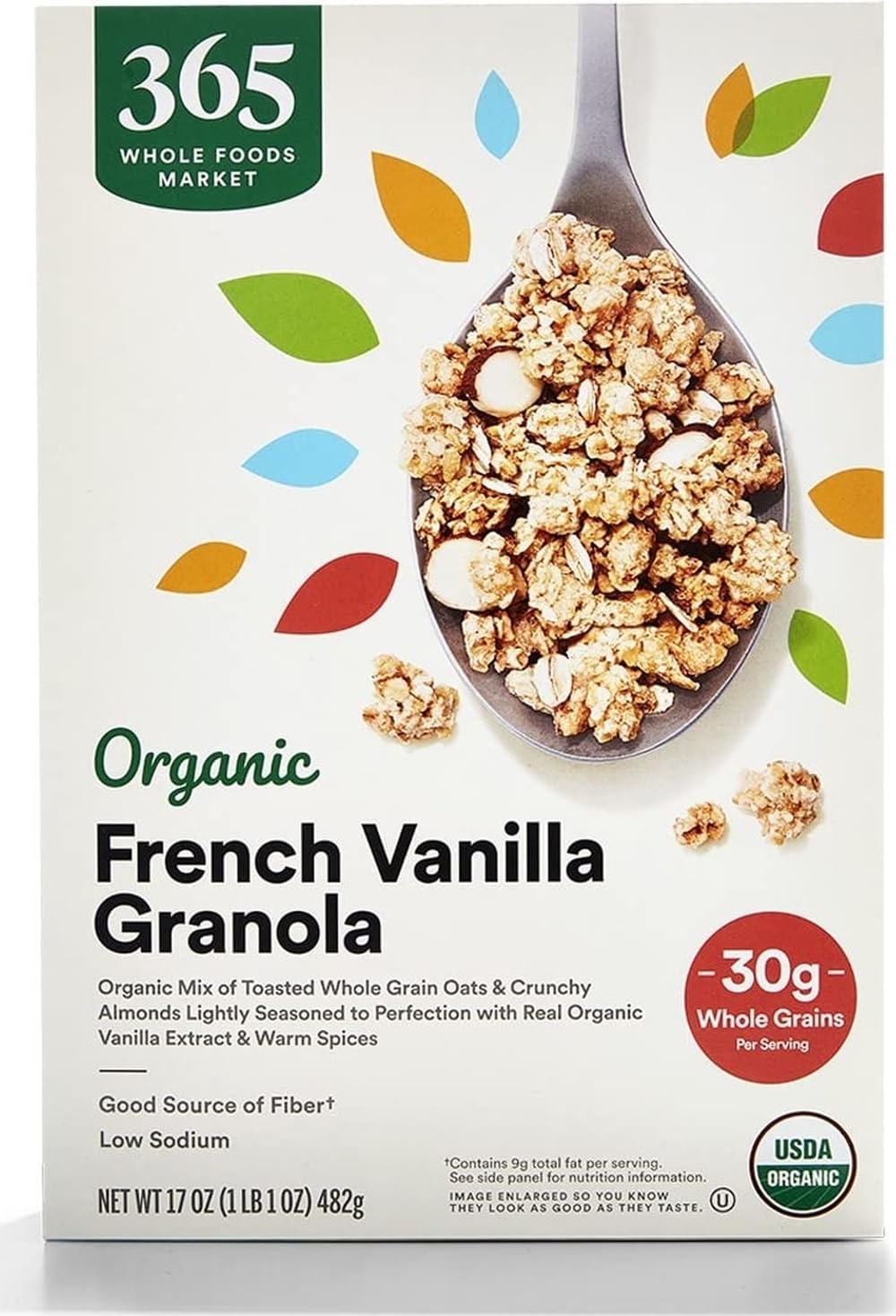 Organic French Vanilla Almond Granola, 17 Ounce