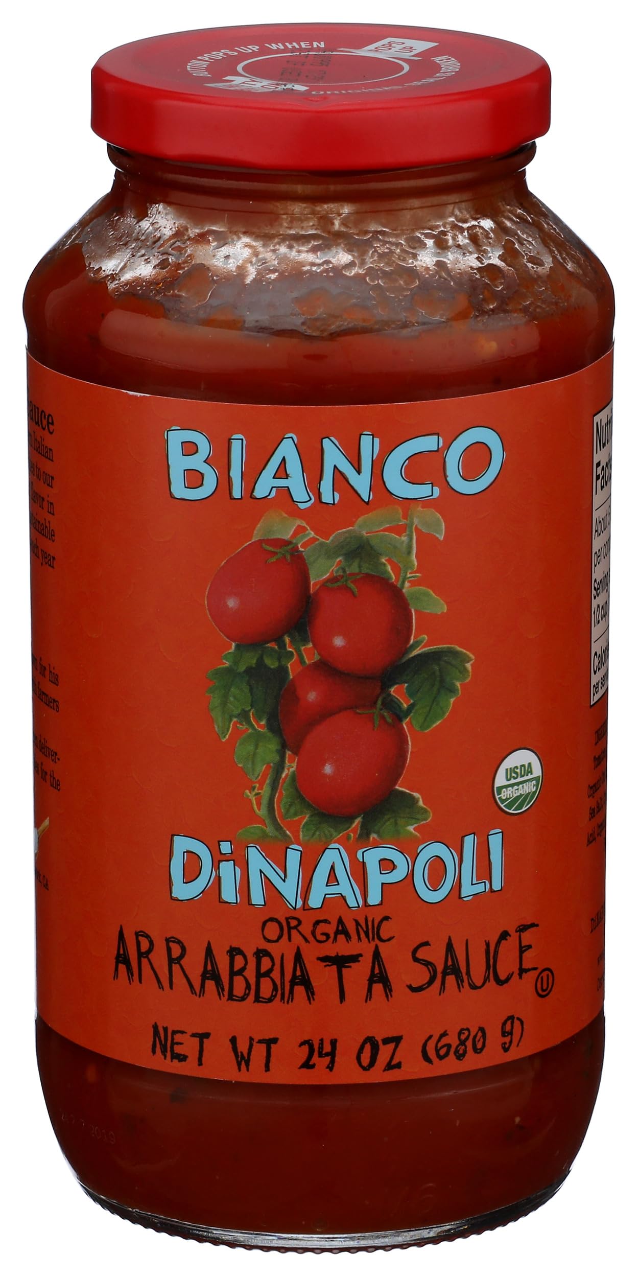 Bianco Dinapoli, Sauce Pasta Arrabbiata Organic, 20 Ounce