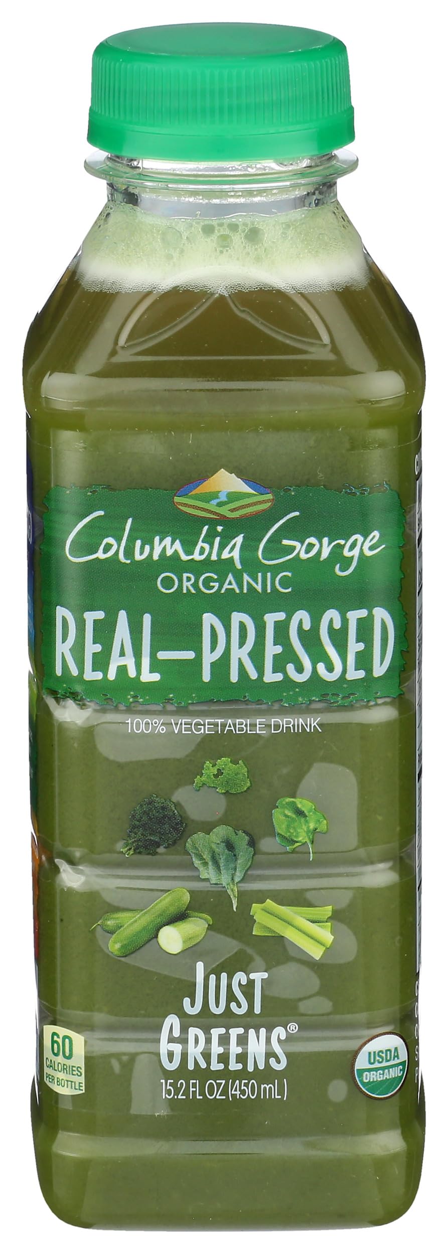 Columbia Gorge Fresh Juice Blend, Just Greens, Organic, 15.2 oz
