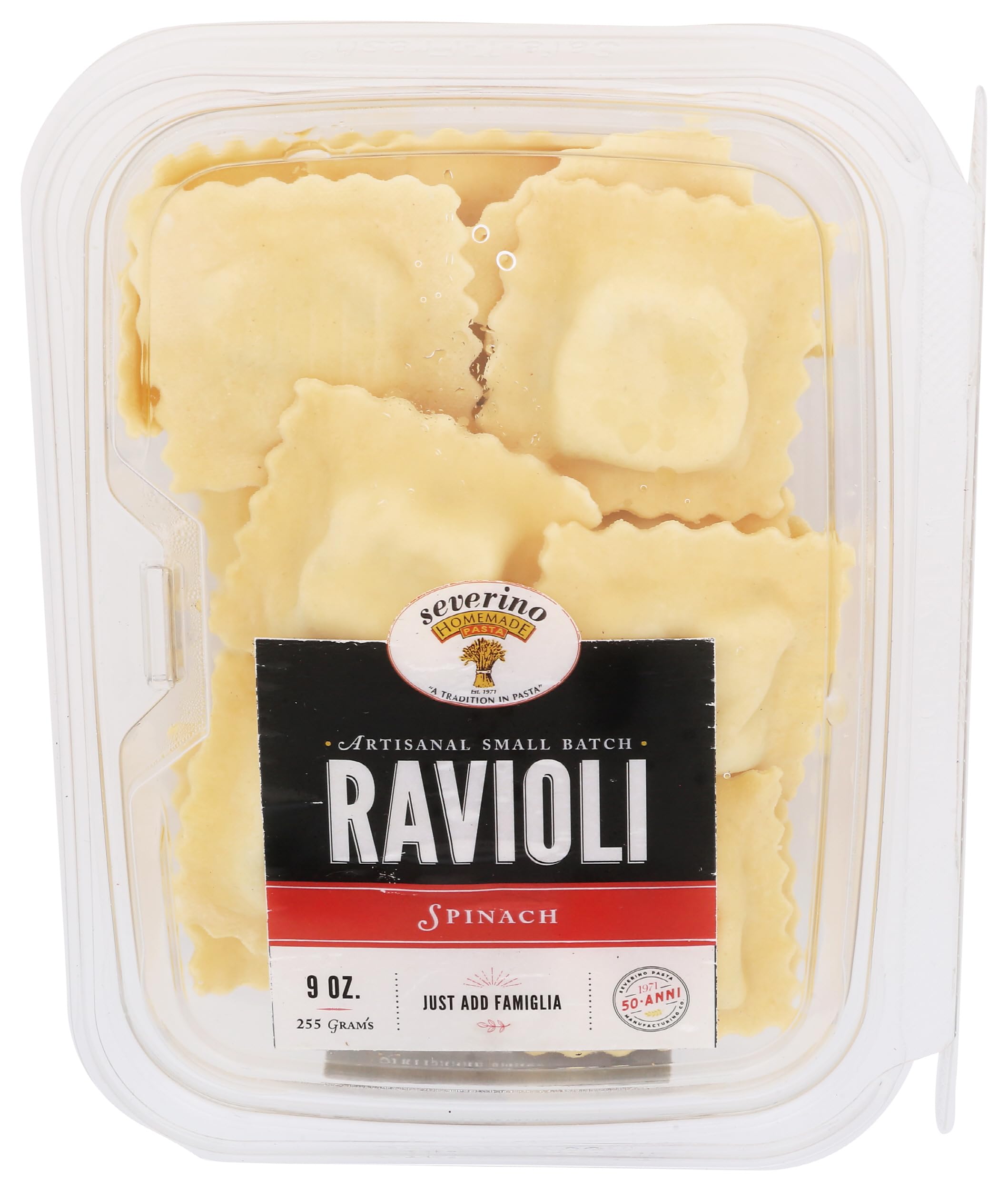 Severino, Ravioli Spinach, 9 Ounce