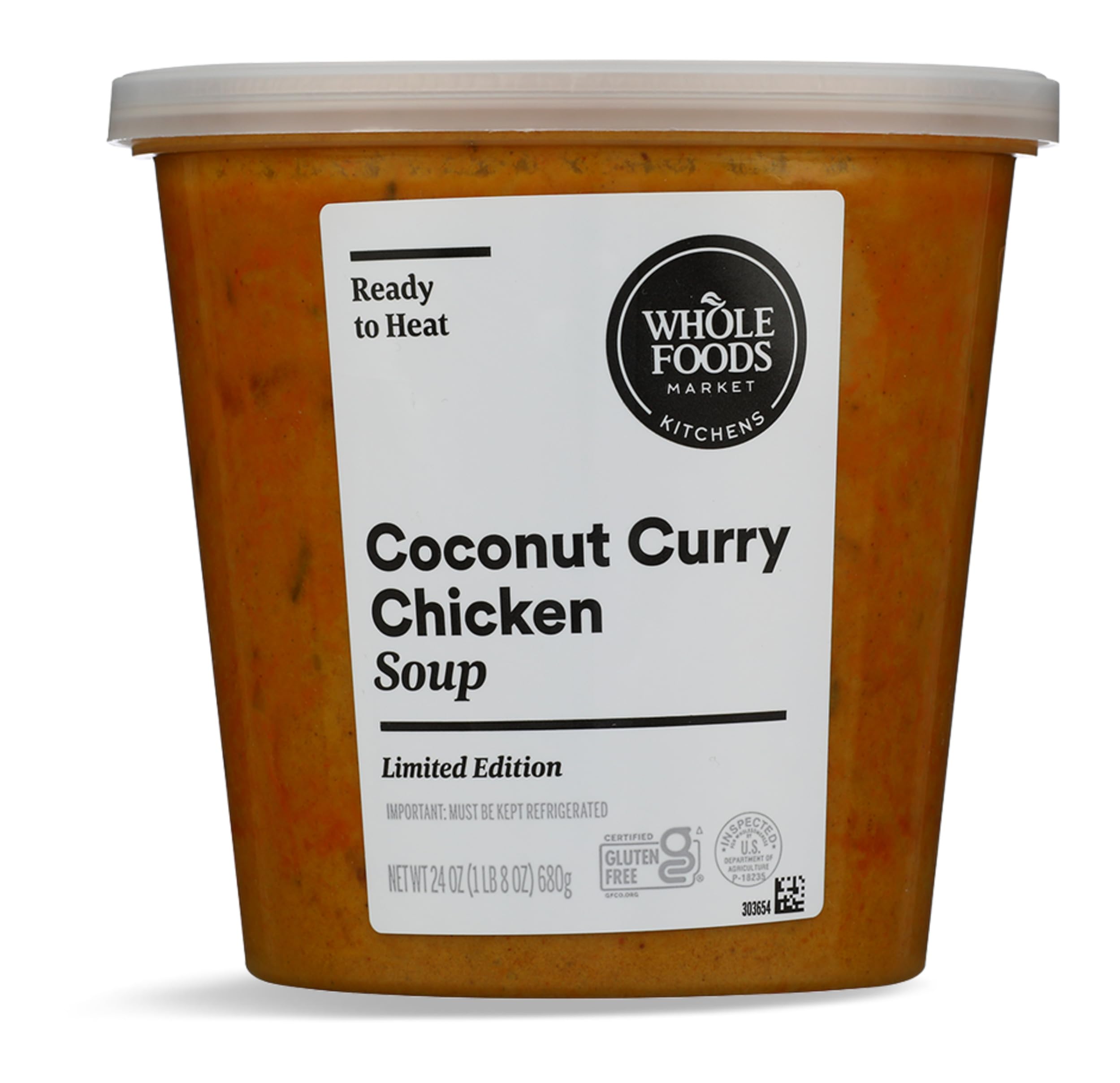 Whole Foods Market Kitchens Coconut Curry Chicken Soup, 24 OZ