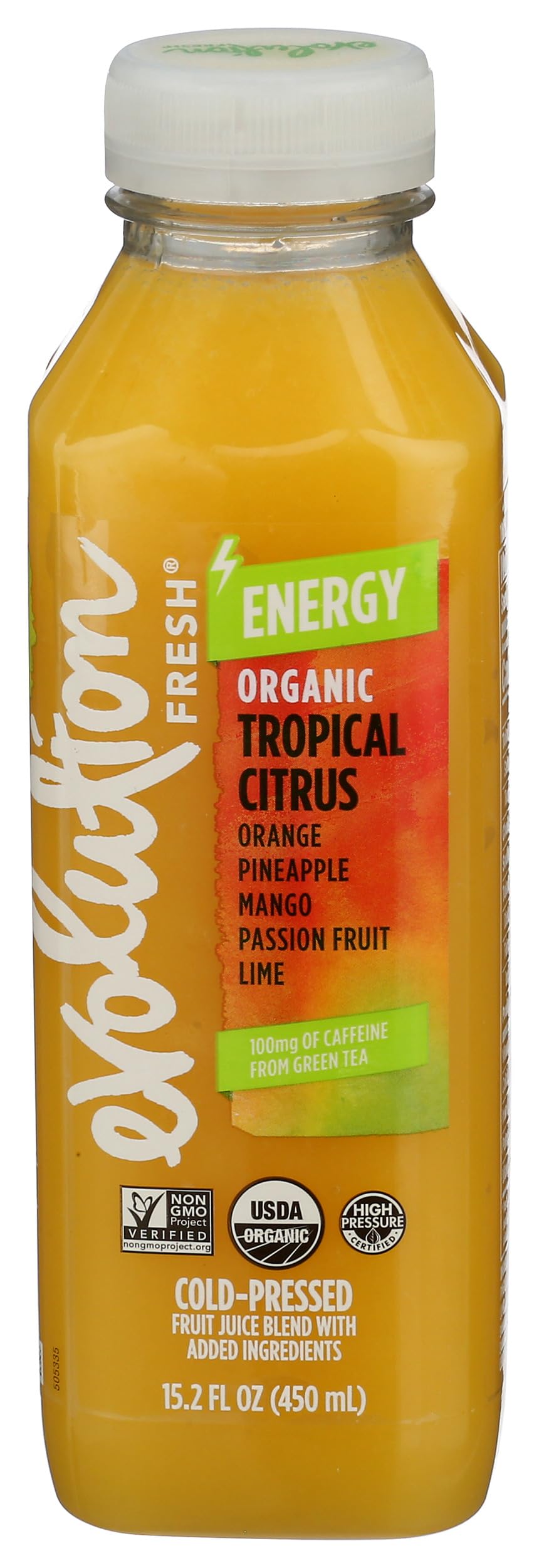 Juice Tropical Energizer Organic, 15.2 Fl Oz