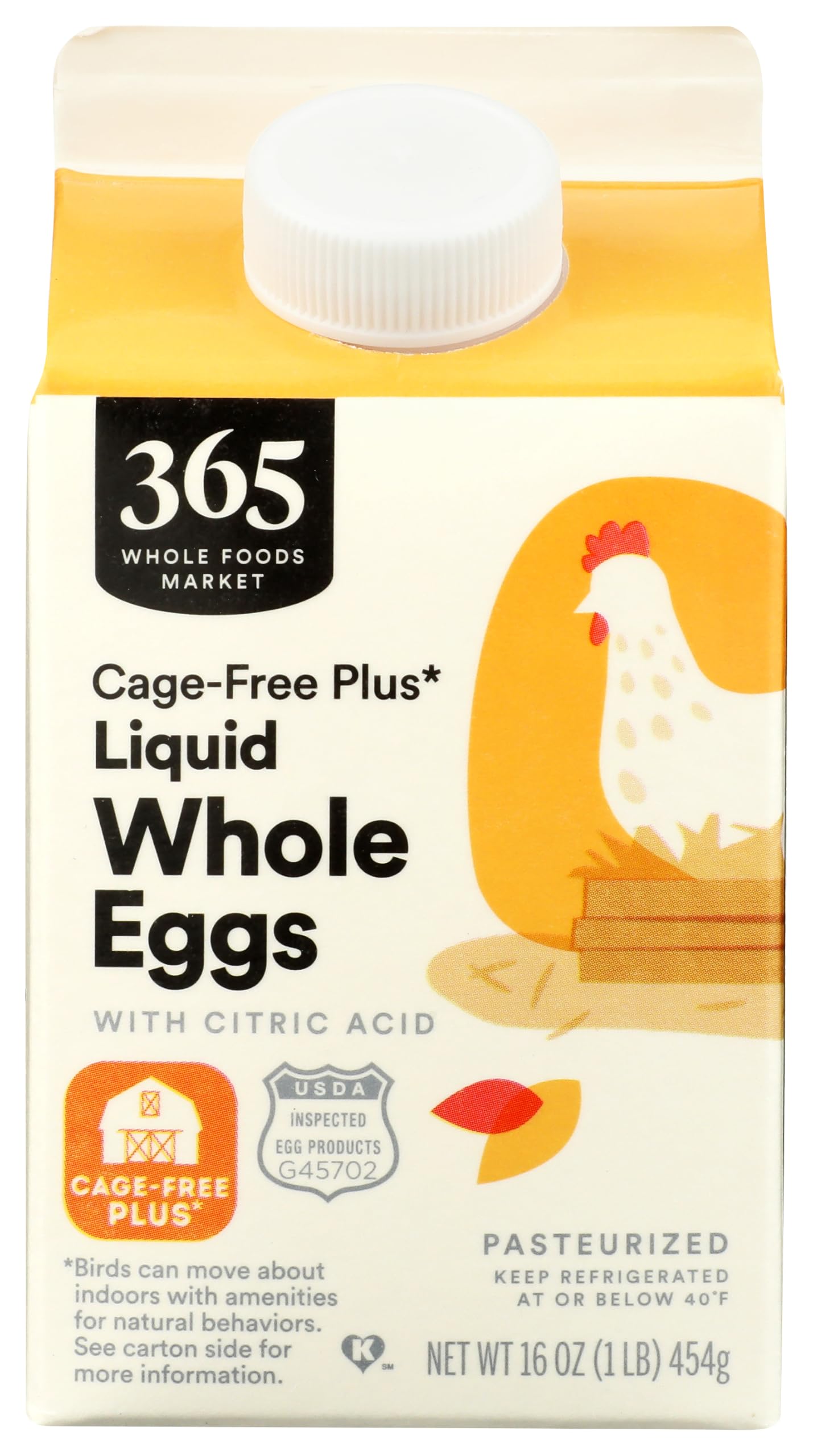 365 by Whole Foods Market Liquid Whole Eggs, 16 OZ