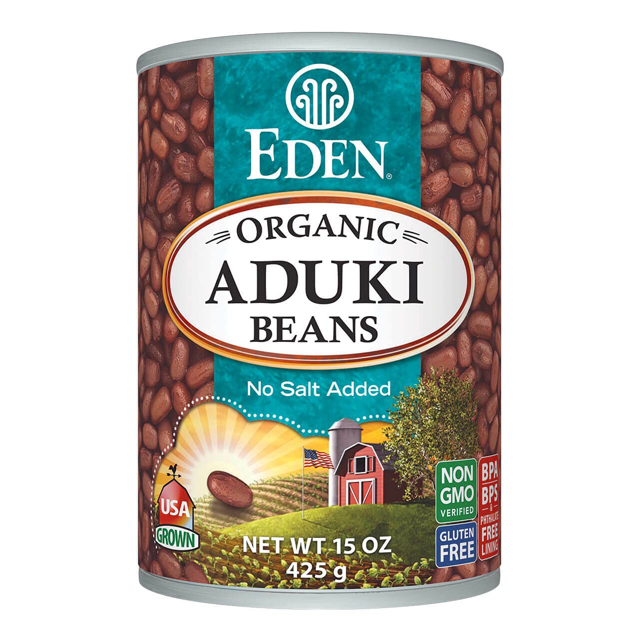 Eden Foods Organic Adzuki Beans, 15 oz