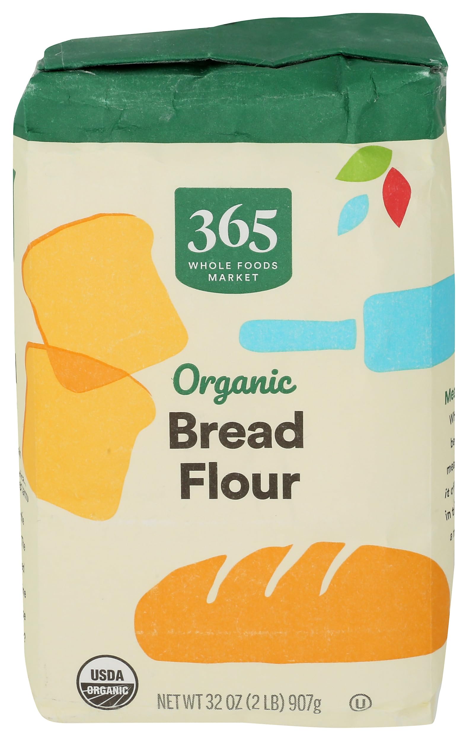 365 by Whole Foods Market Organic Bread Flour, 32 Ounce
