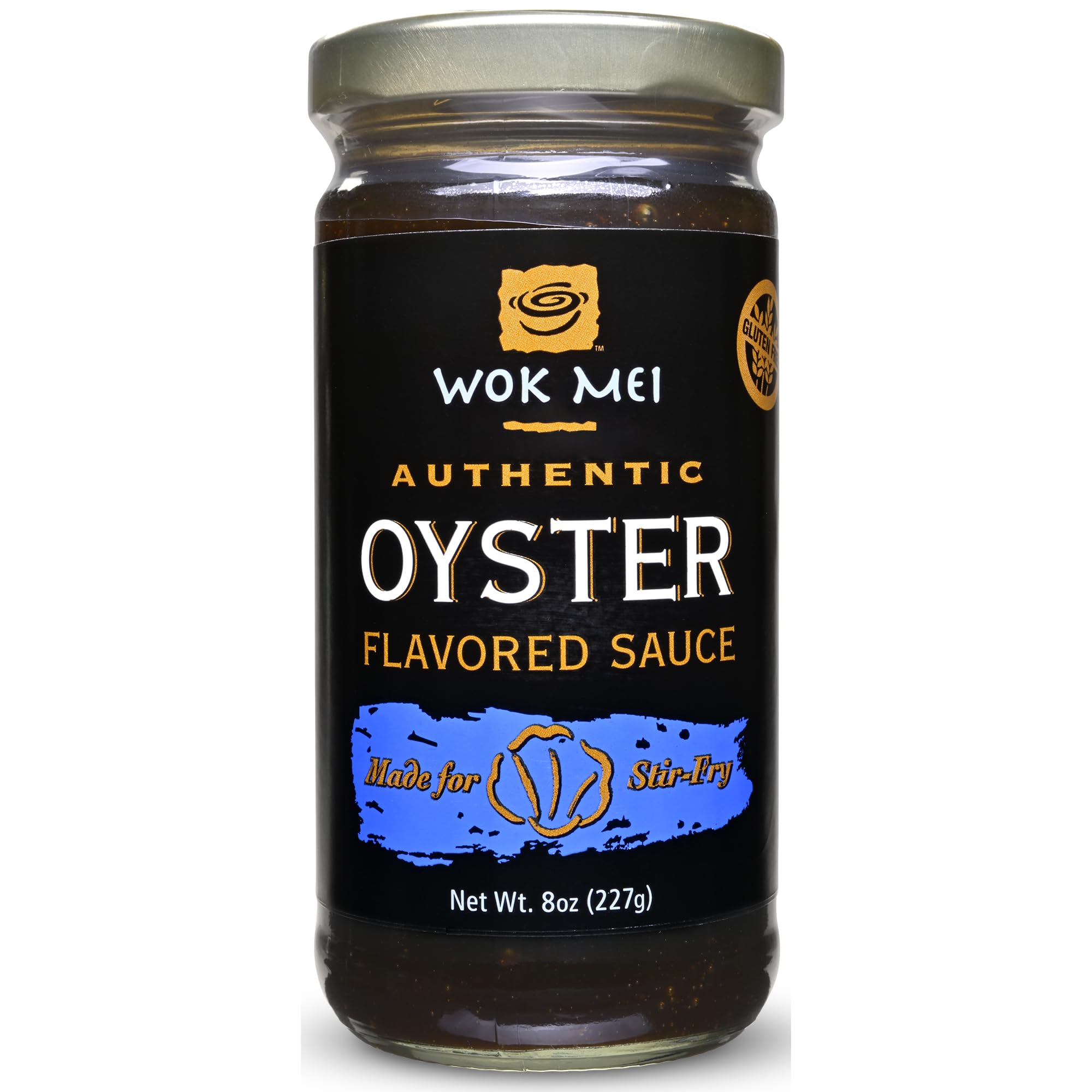 Wok Mei Oyster Flavored Sauce, 8 Ounce | Gluten Free, Clean Ingredient Deck, Lower in Sodium.