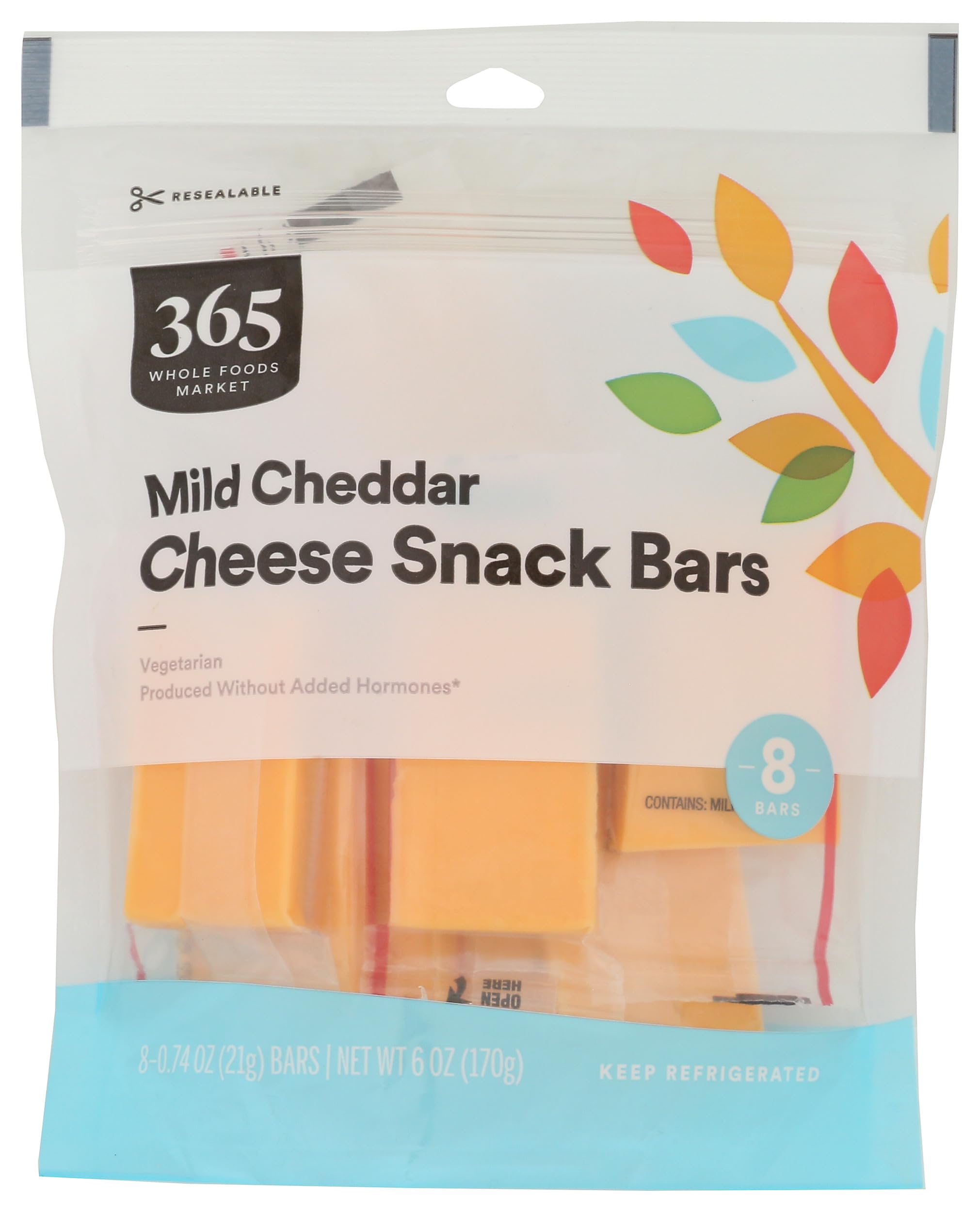 Mild Cheddar Cheese Bar Snack, 6 oz