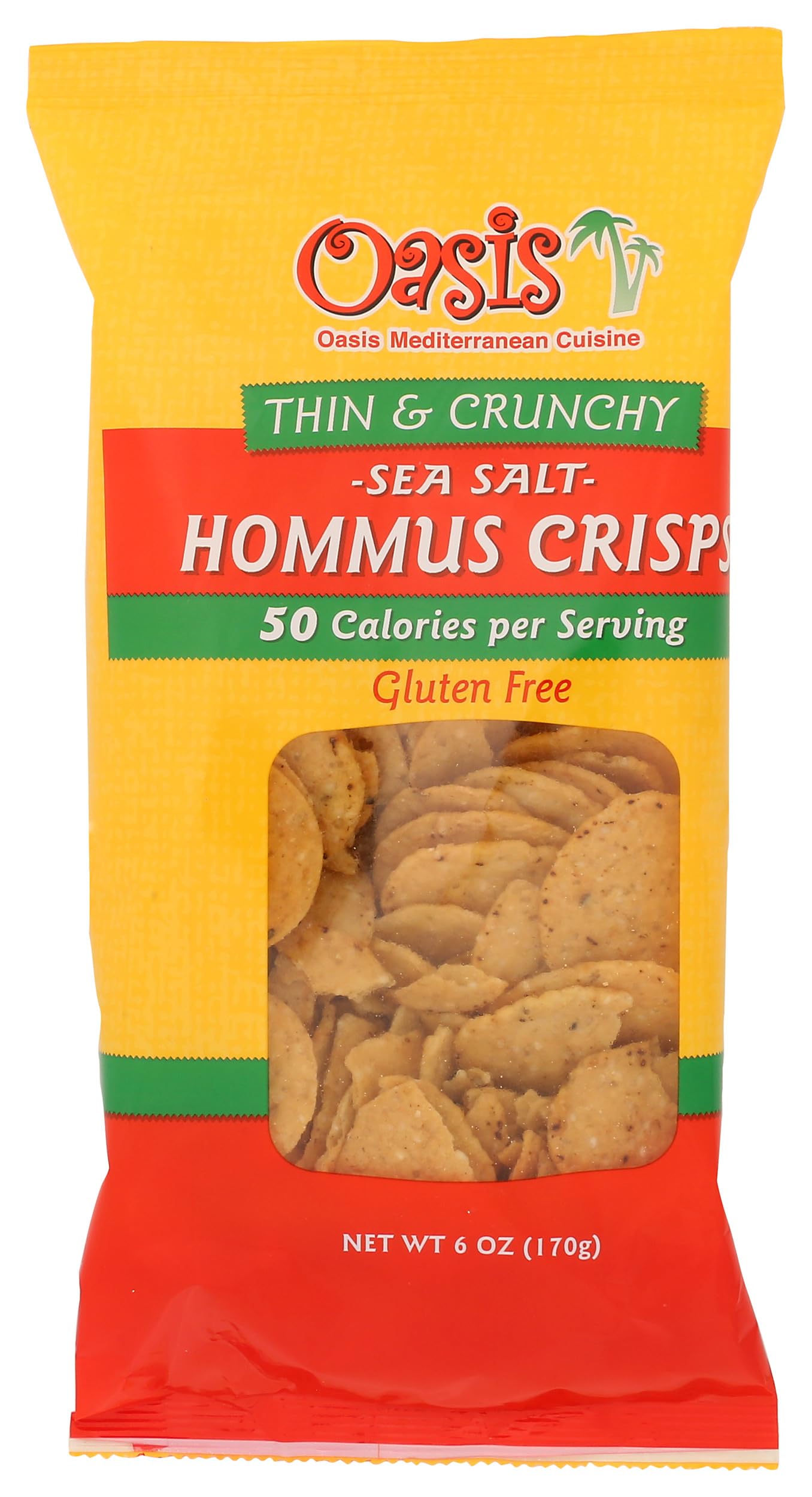Oasis Foods Hommus Crisps, 6 OZ